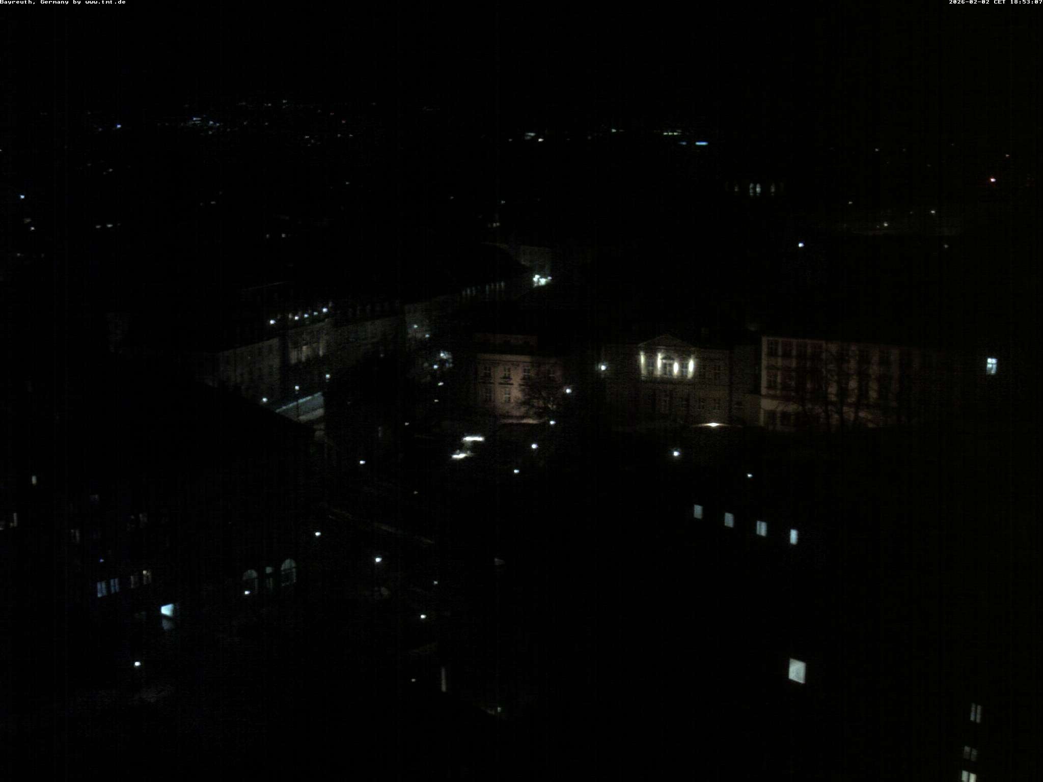 Archived image Webcam Bayreuth City Centre