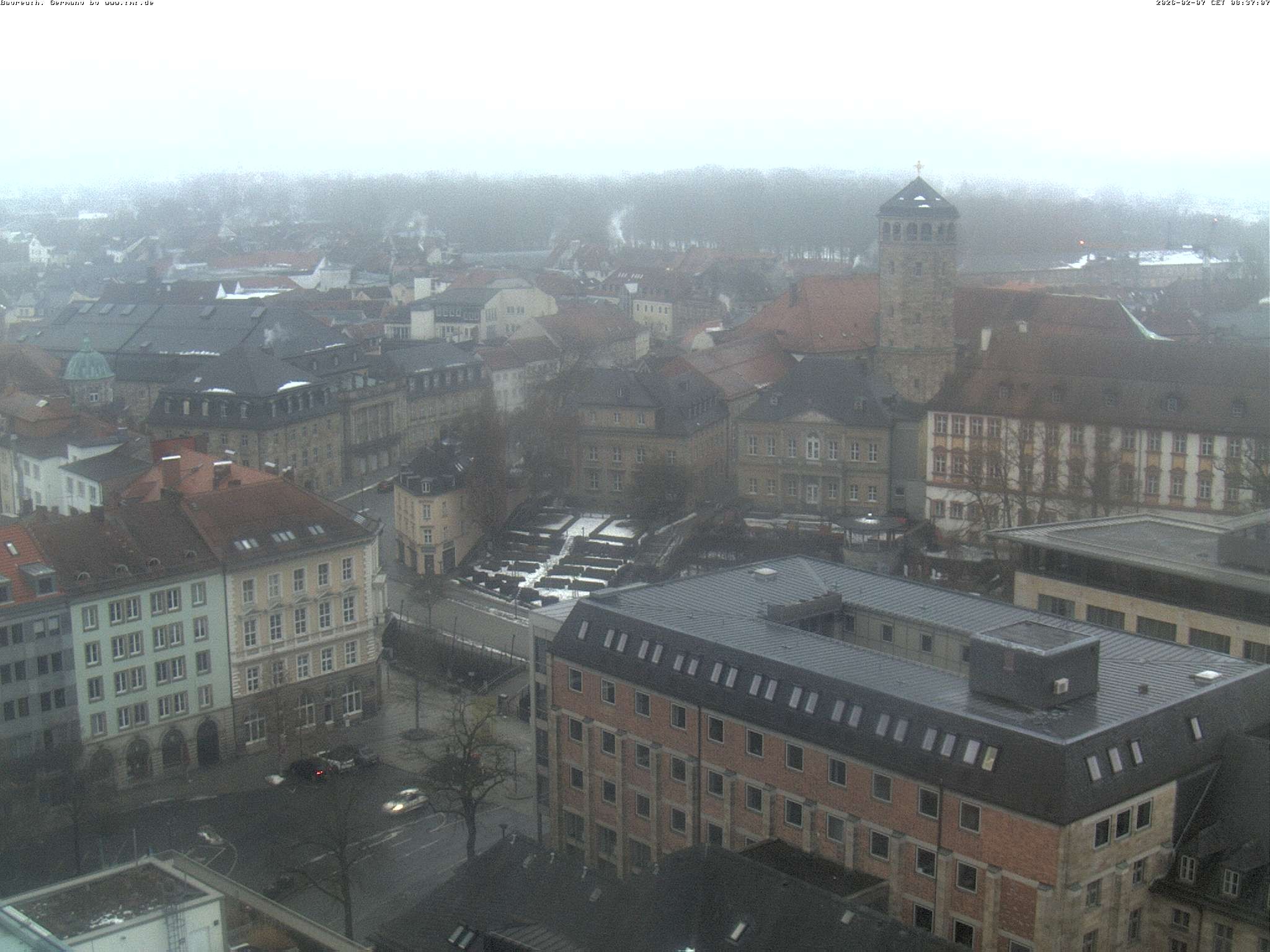 Archived image Webcam Bayreuth City Centre