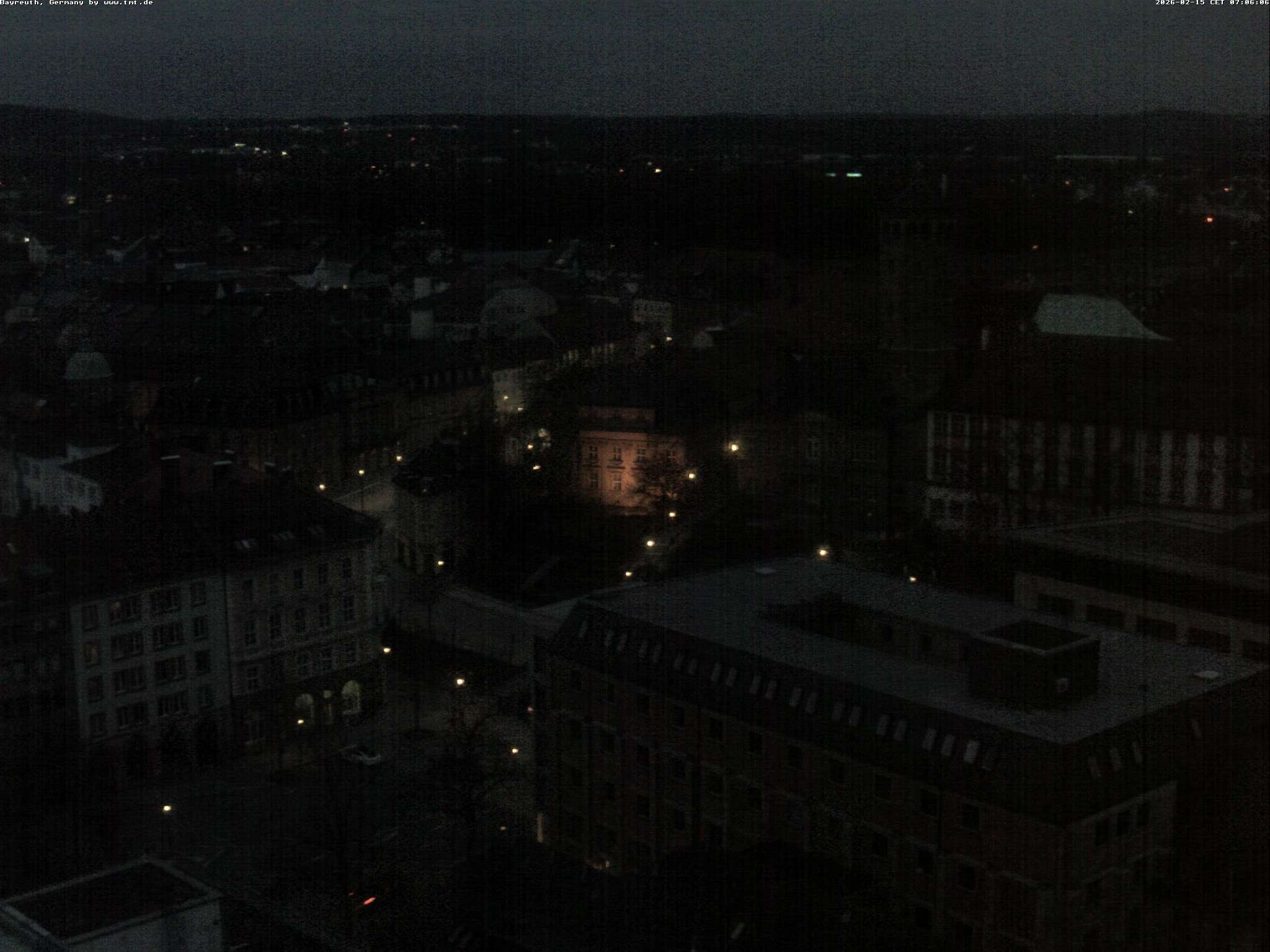 Archived image Webcam Bayreuth City Centre