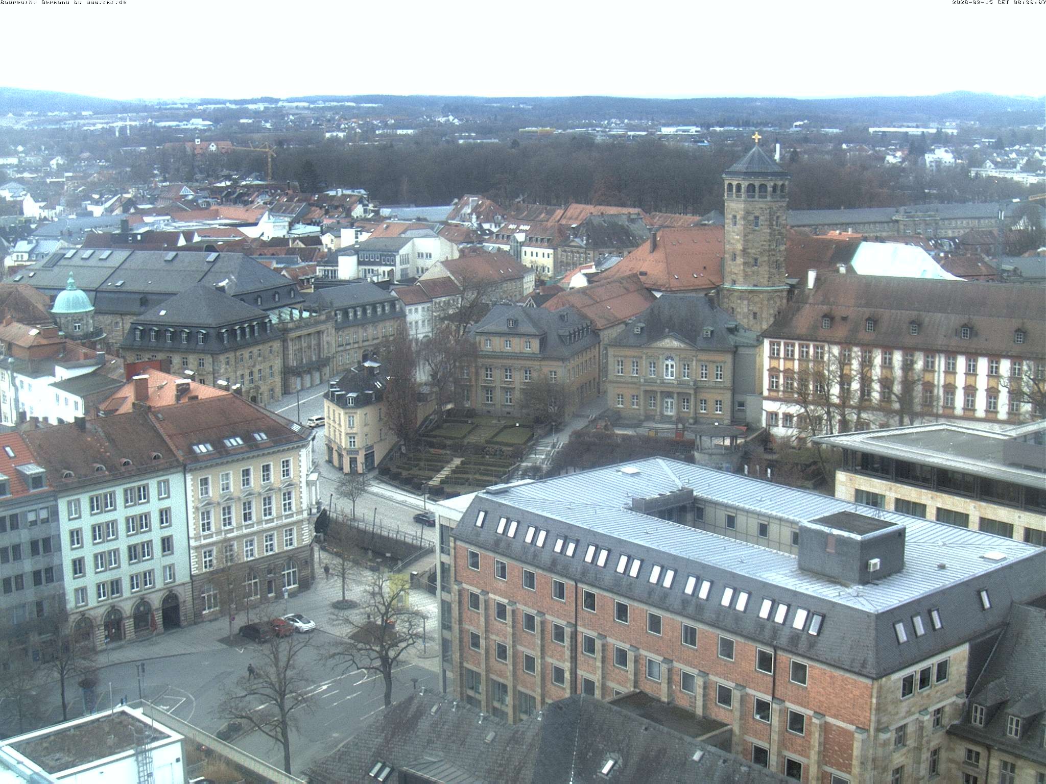 Archived image Webcam Bayreuth City Centre