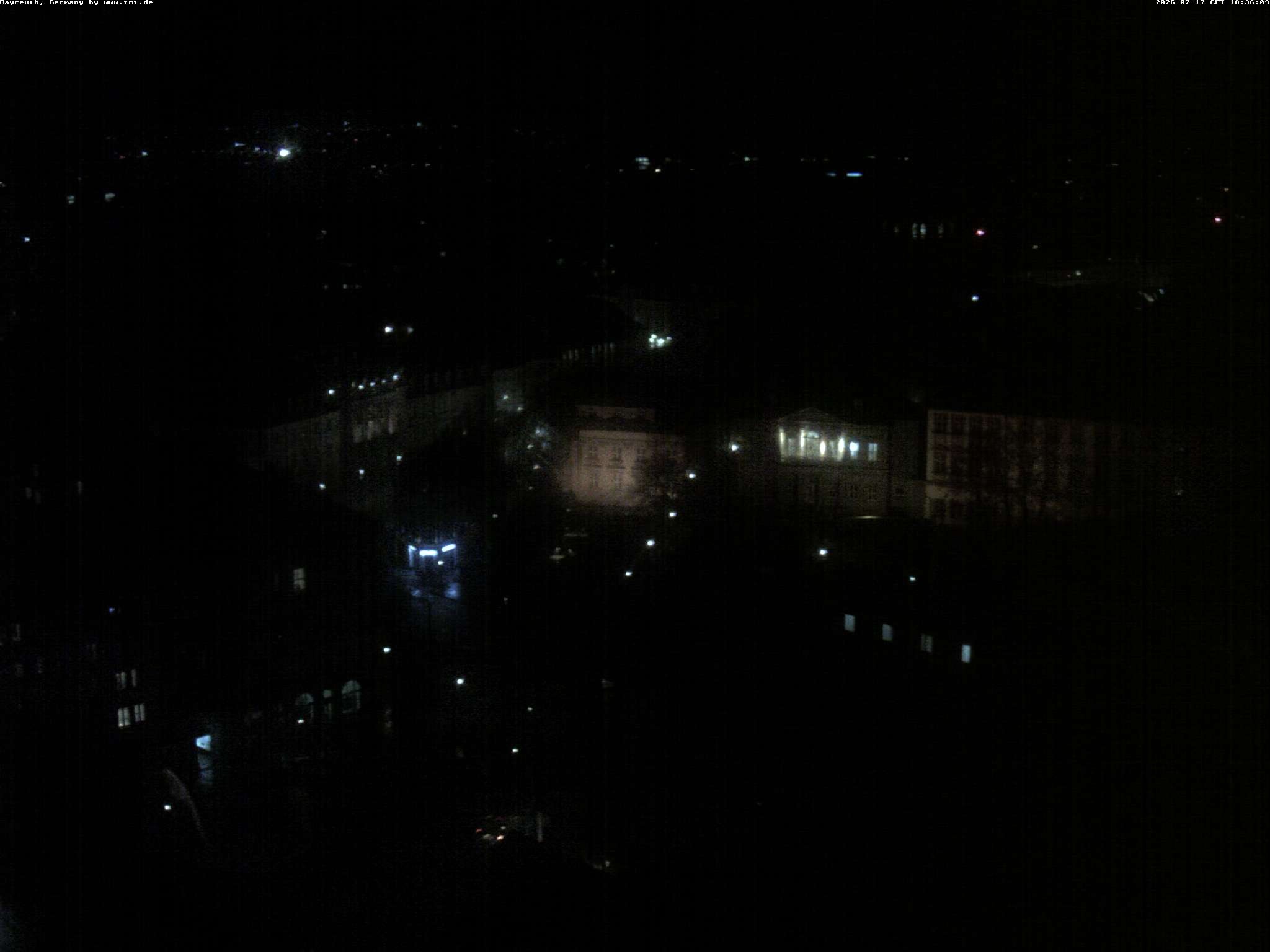 Archiv Foto Webcam Bayreuth: Blick vom Rathaus