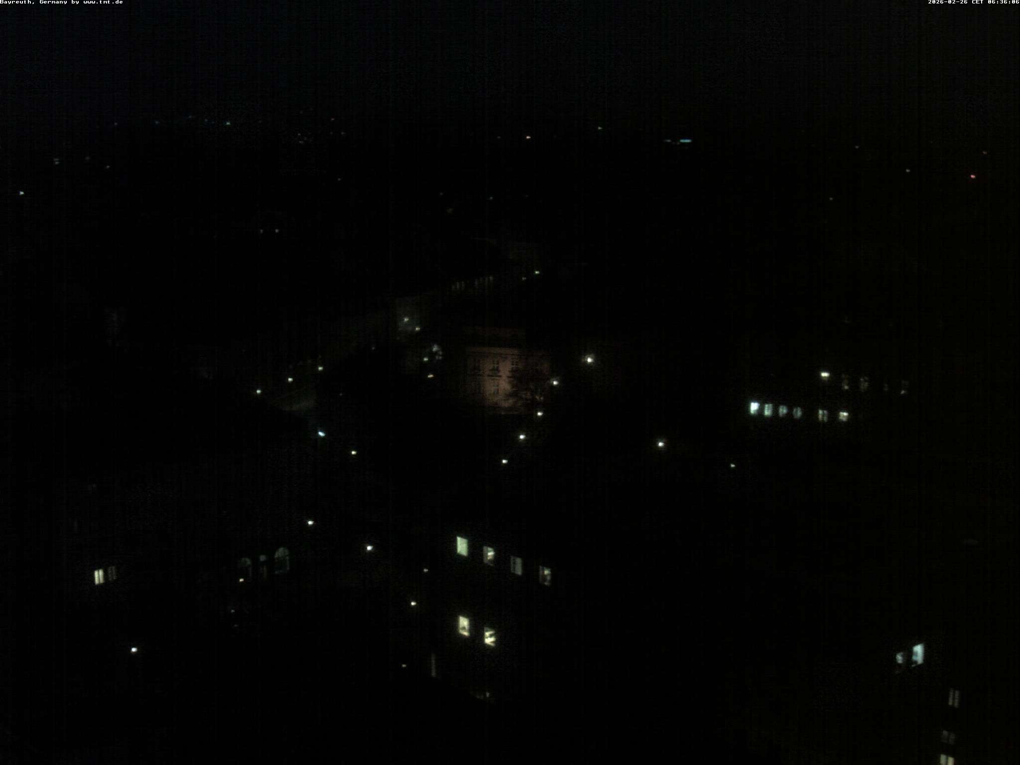 Archived image Webcam Bayreuth City Centre