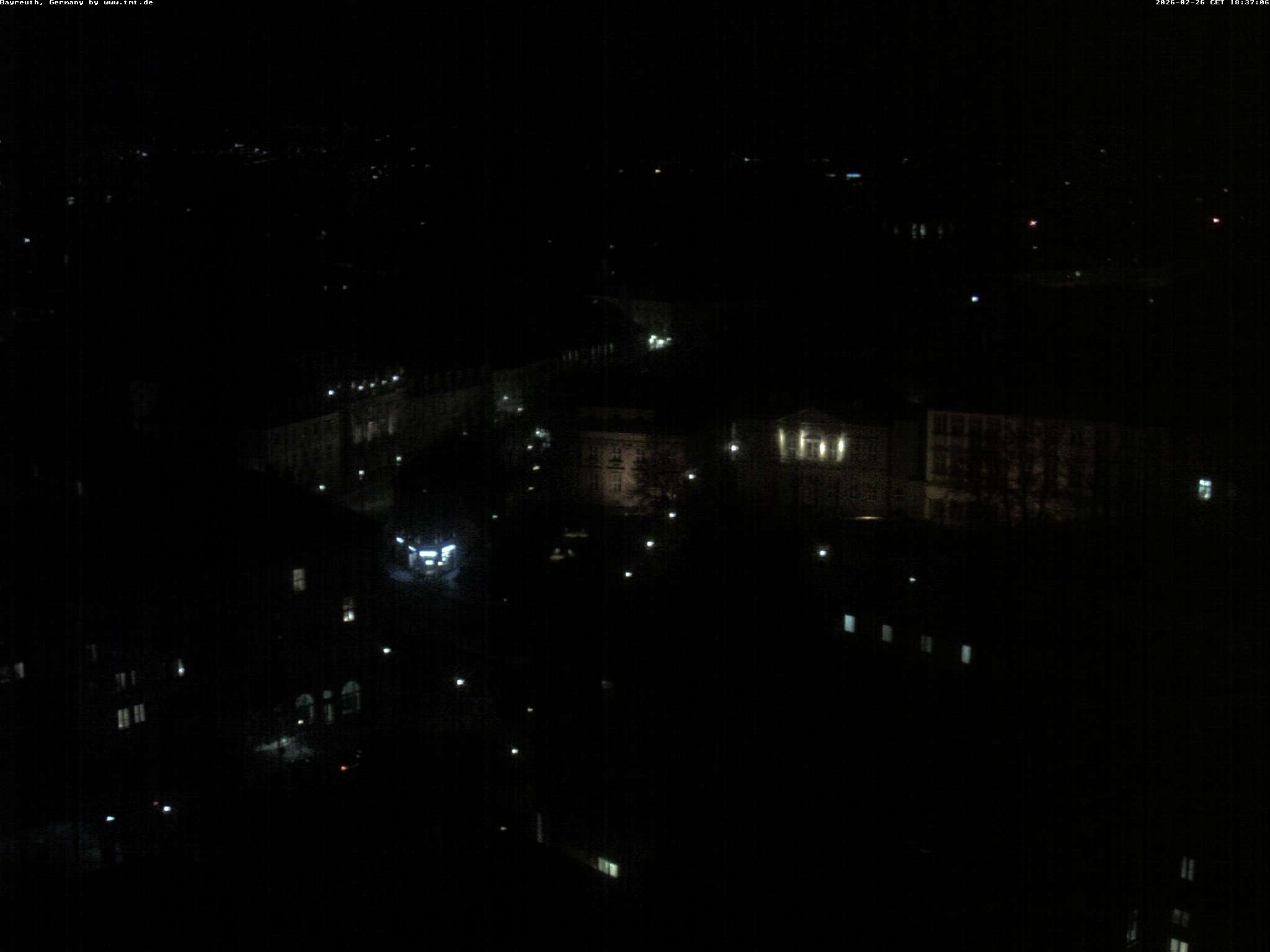 Archived image Webcam Bayreuth City Centre