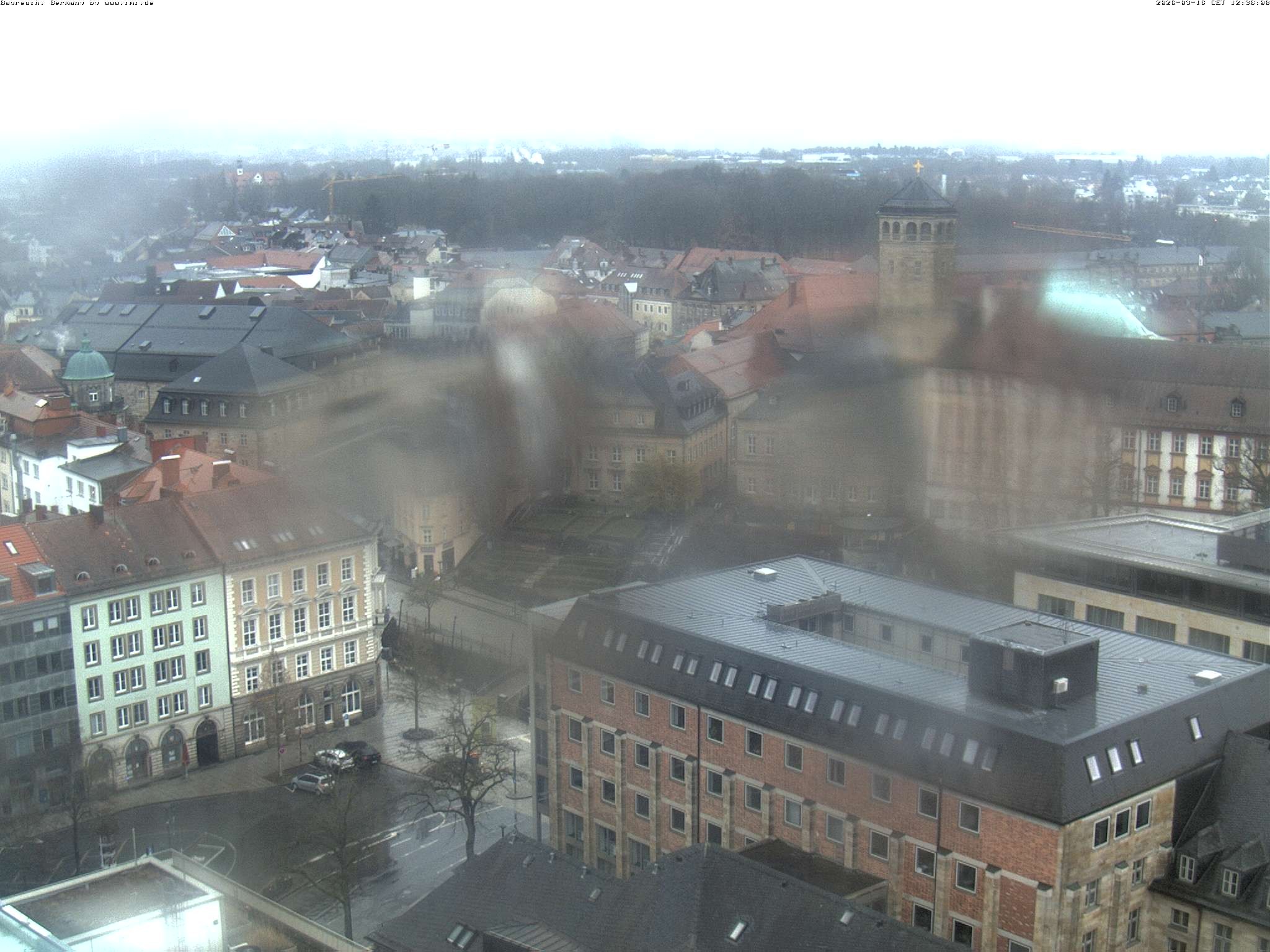 Archived image Webcam Bayreuth City Centre