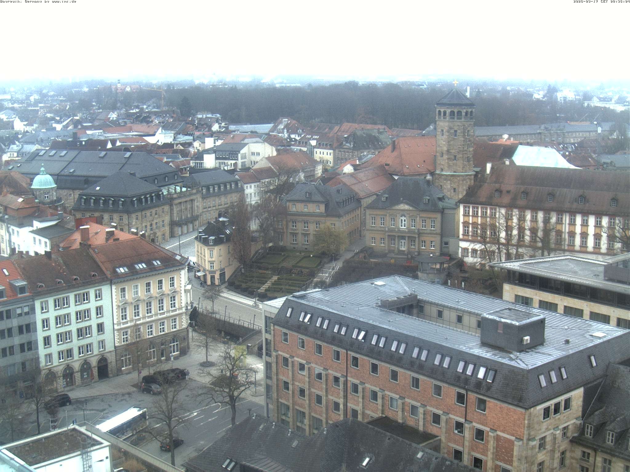 Archived image Webcam Bayreuth City Centre
