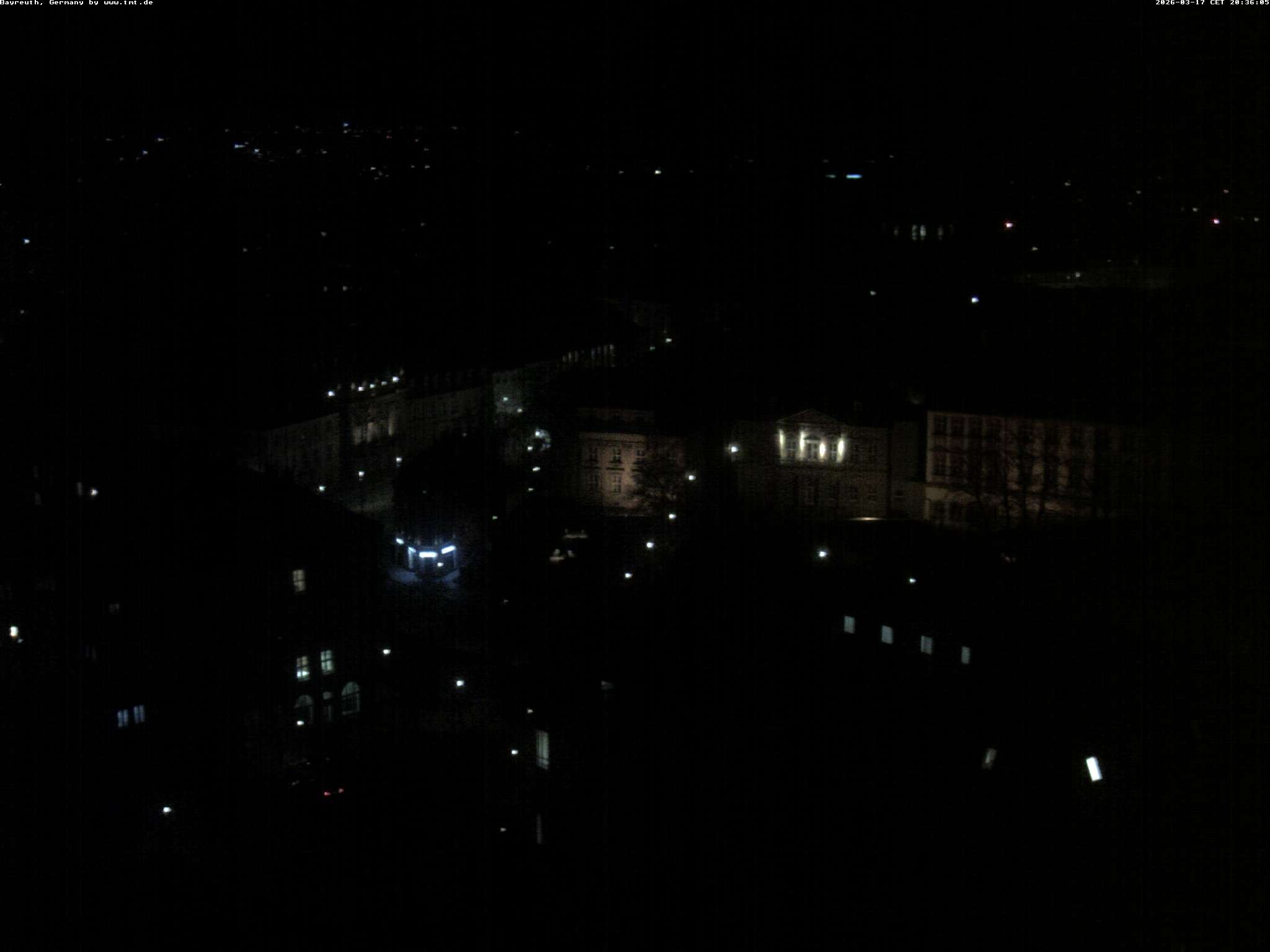 Archiv Foto Webcam Bayreuth: Blick vom Rathaus