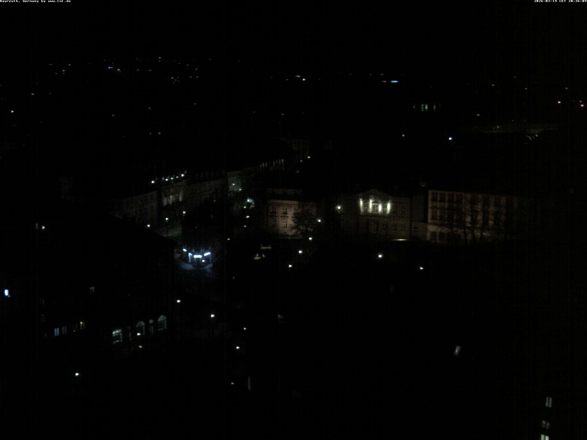 Archiv Foto Webcam Bayreuth: Blick vom Rathaus