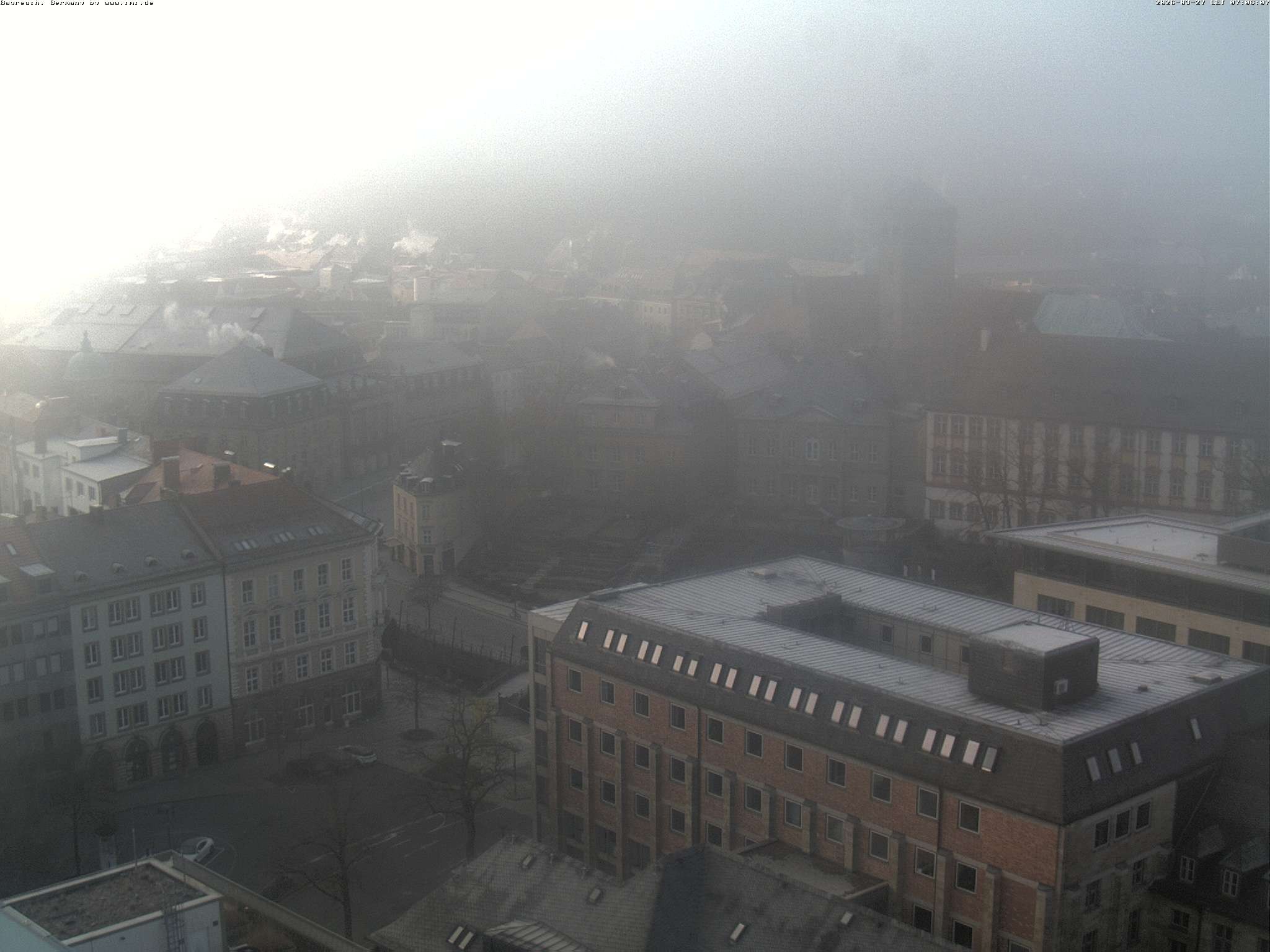 Archived image Webcam Bayreuth City Centre