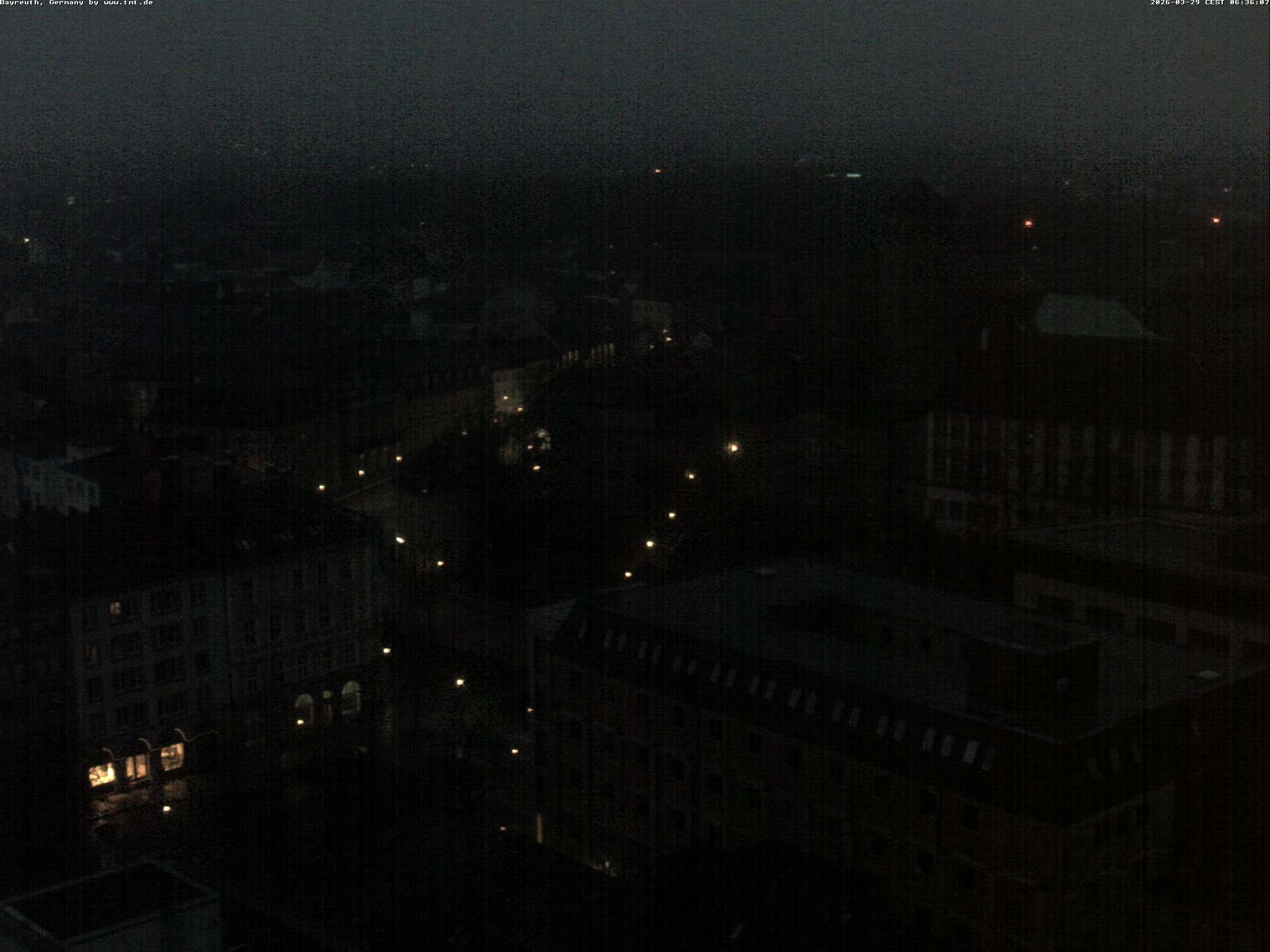 Archived image Webcam Bayreuth City Centre