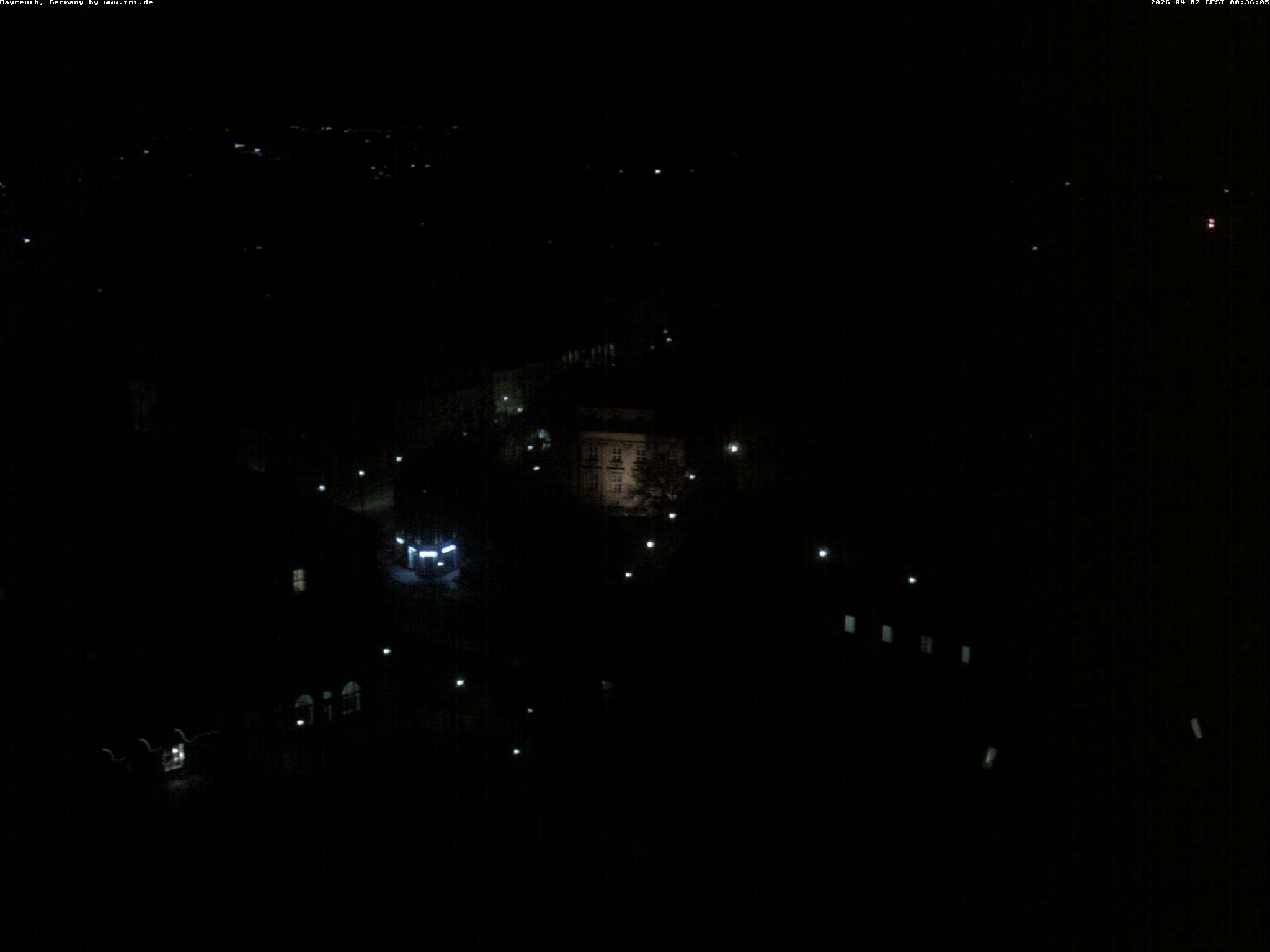 Archiv Foto Webcam Bayreuth: Blick vom Rathaus