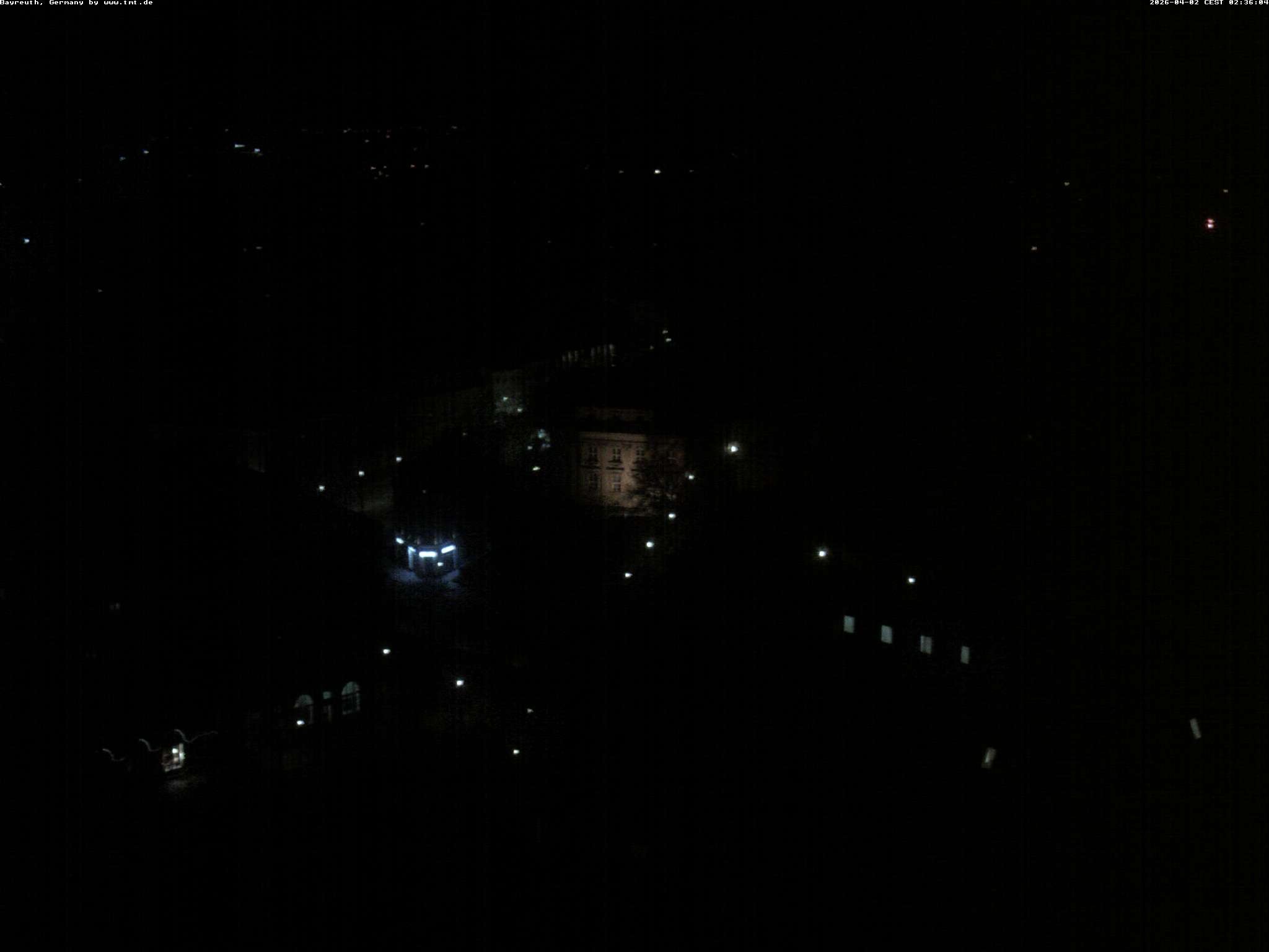 Archiv Foto Webcam Bayreuth: Blick vom Rathaus