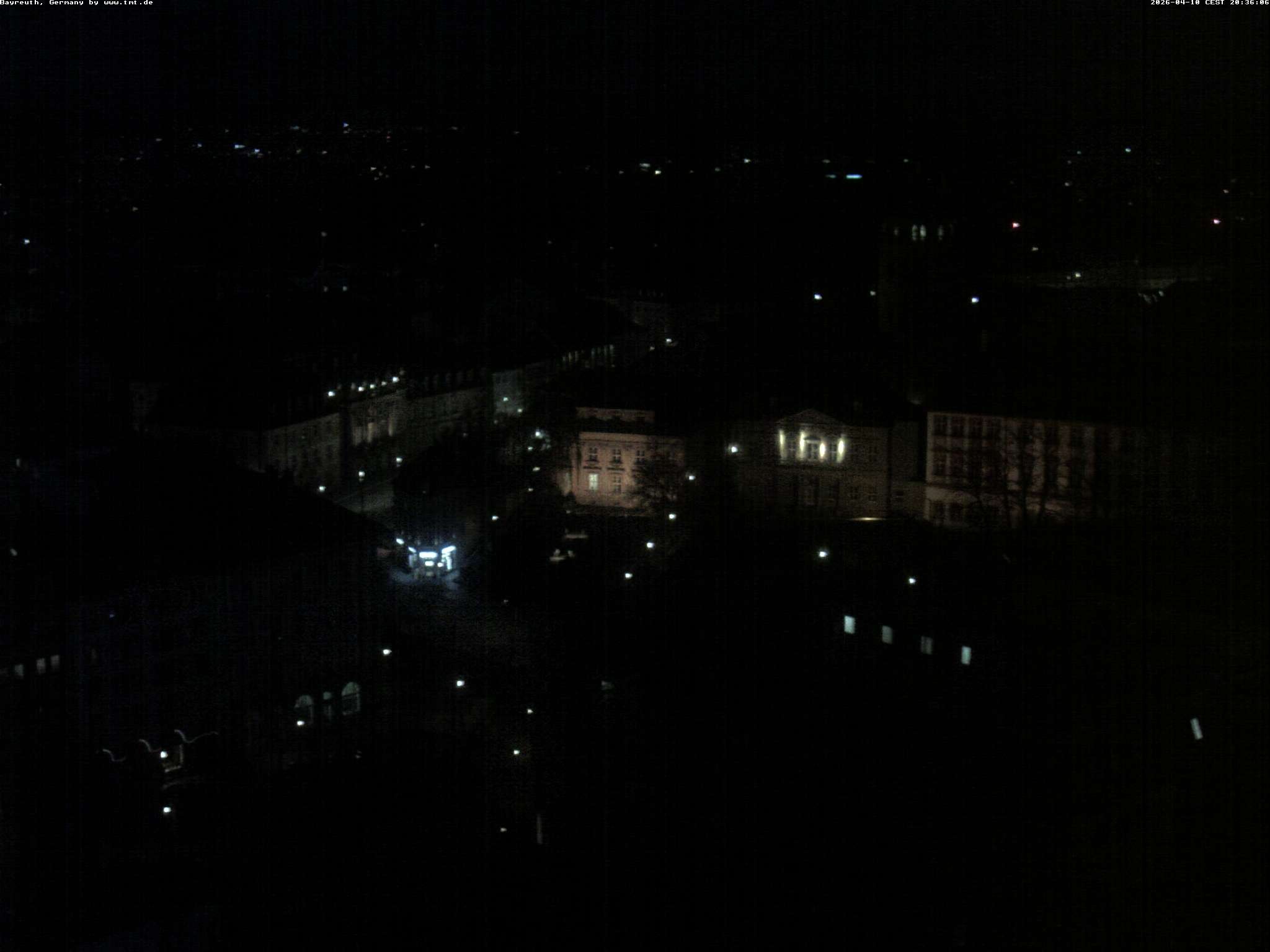 Archiv Foto Webcam Bayreuth: Blick vom Rathaus