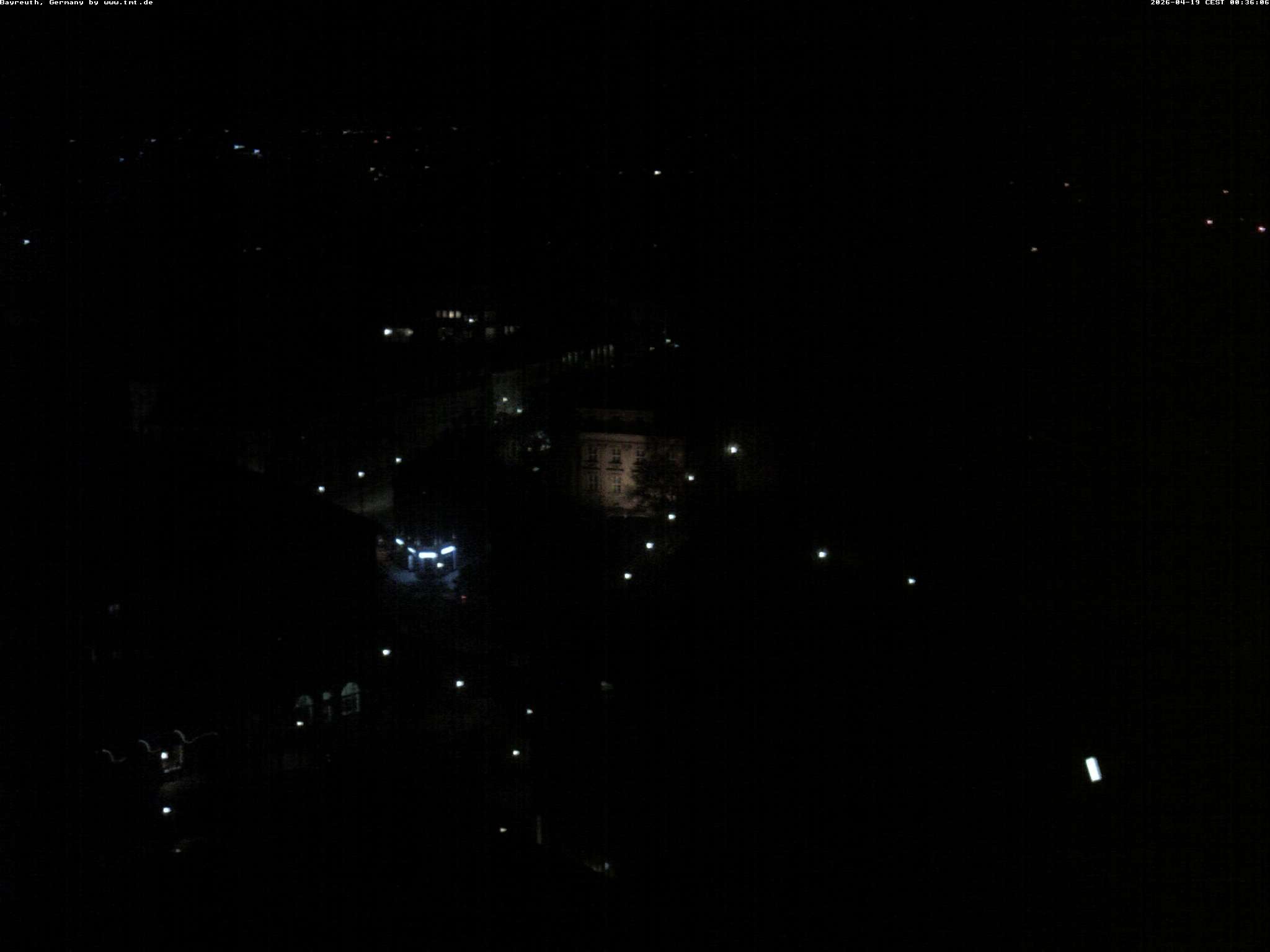 Archiv Foto Webcam Bayreuth: Blick vom Rathaus