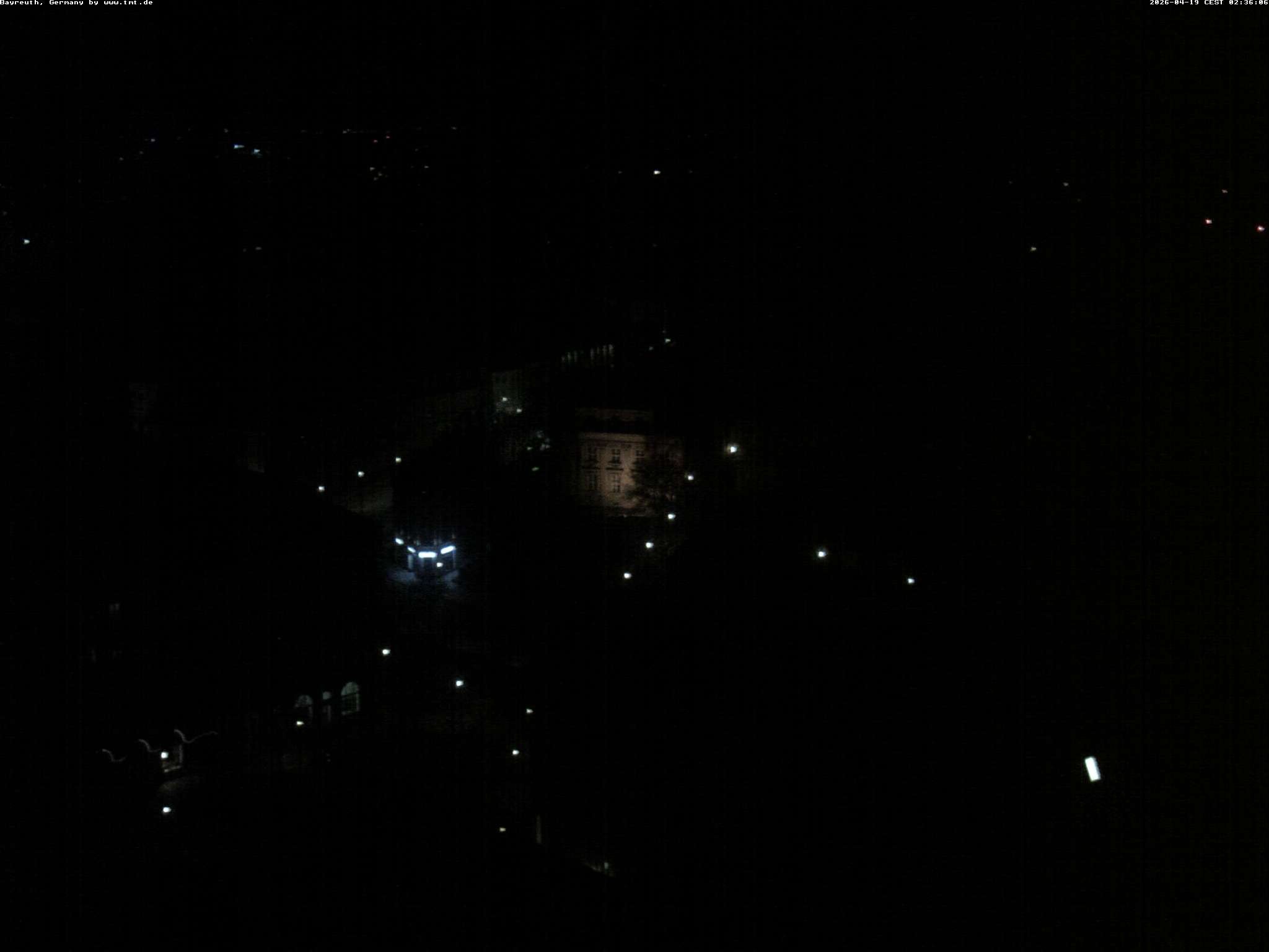 Archiv Foto Webcam Bayreuth: Blick vom Rathaus