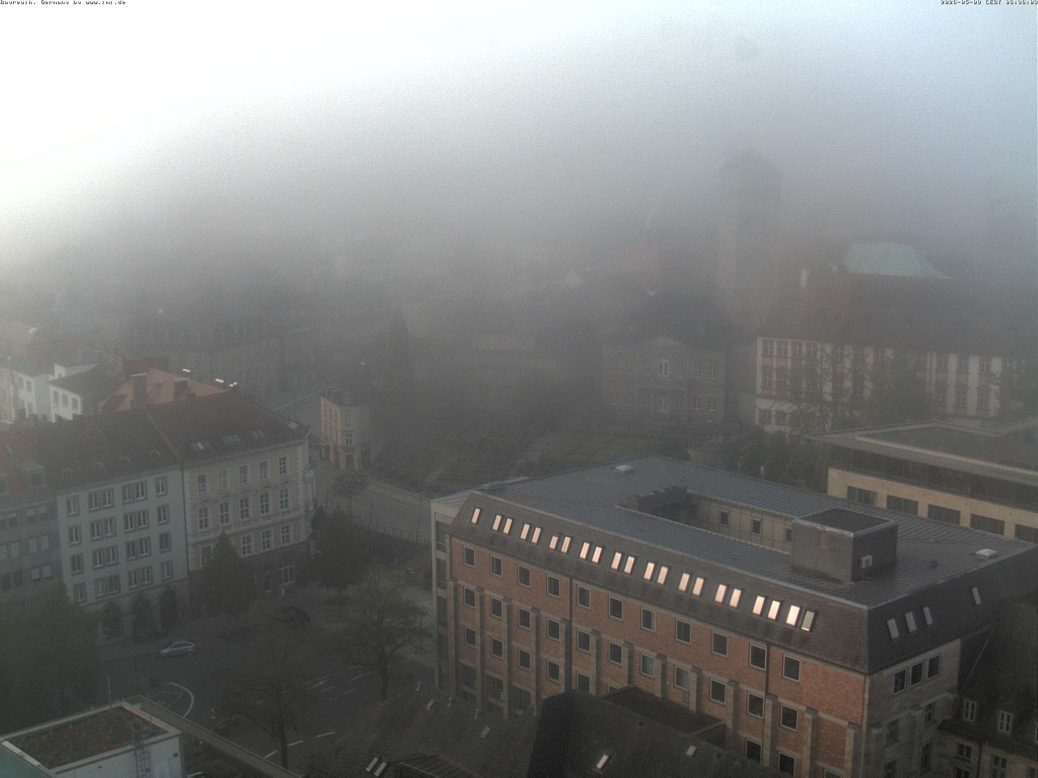 Archiv Foto Webcam Bayreuth: Blick vom Rathaus