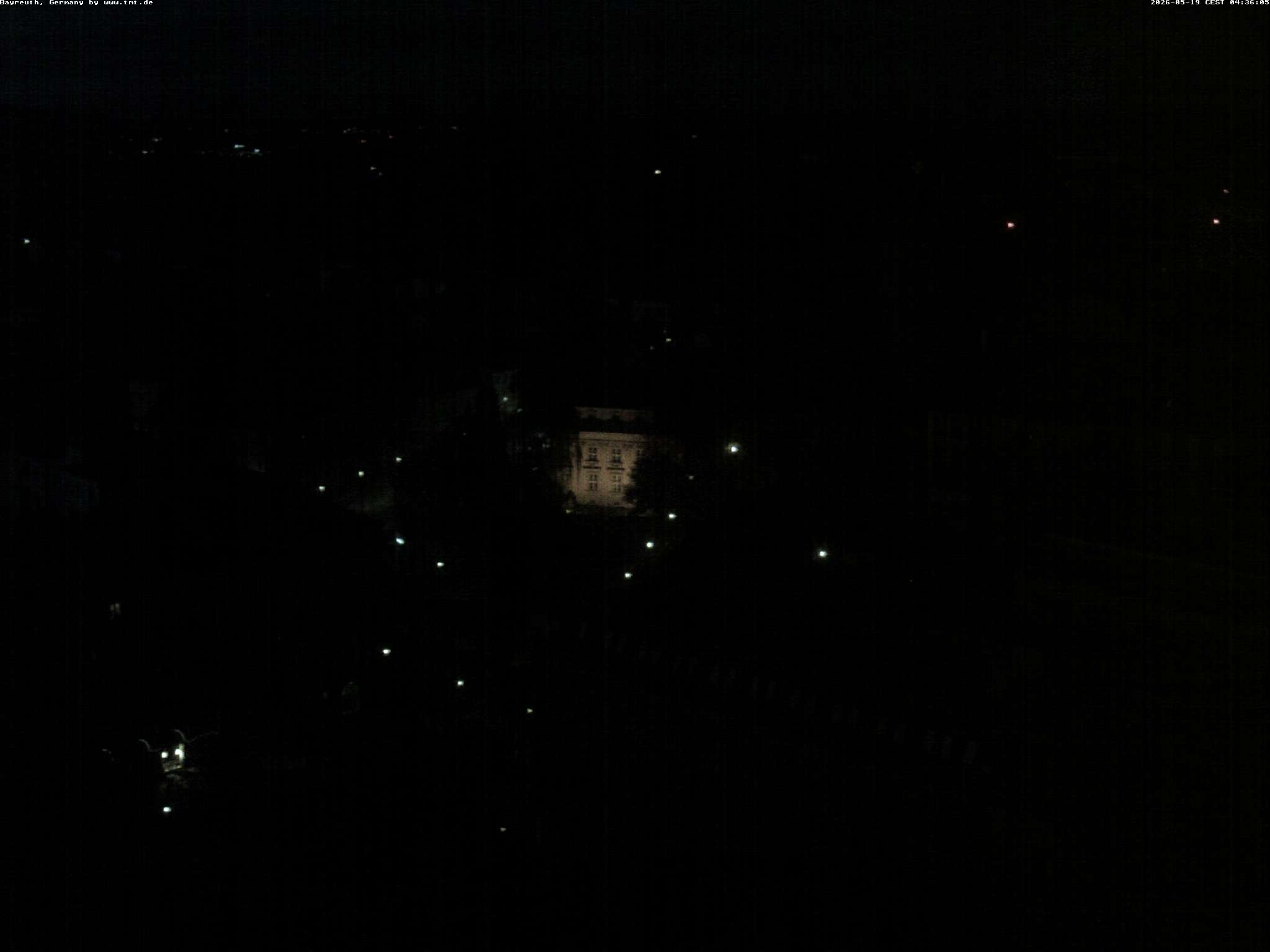 Archived image Webcam Bayreuth City Centre