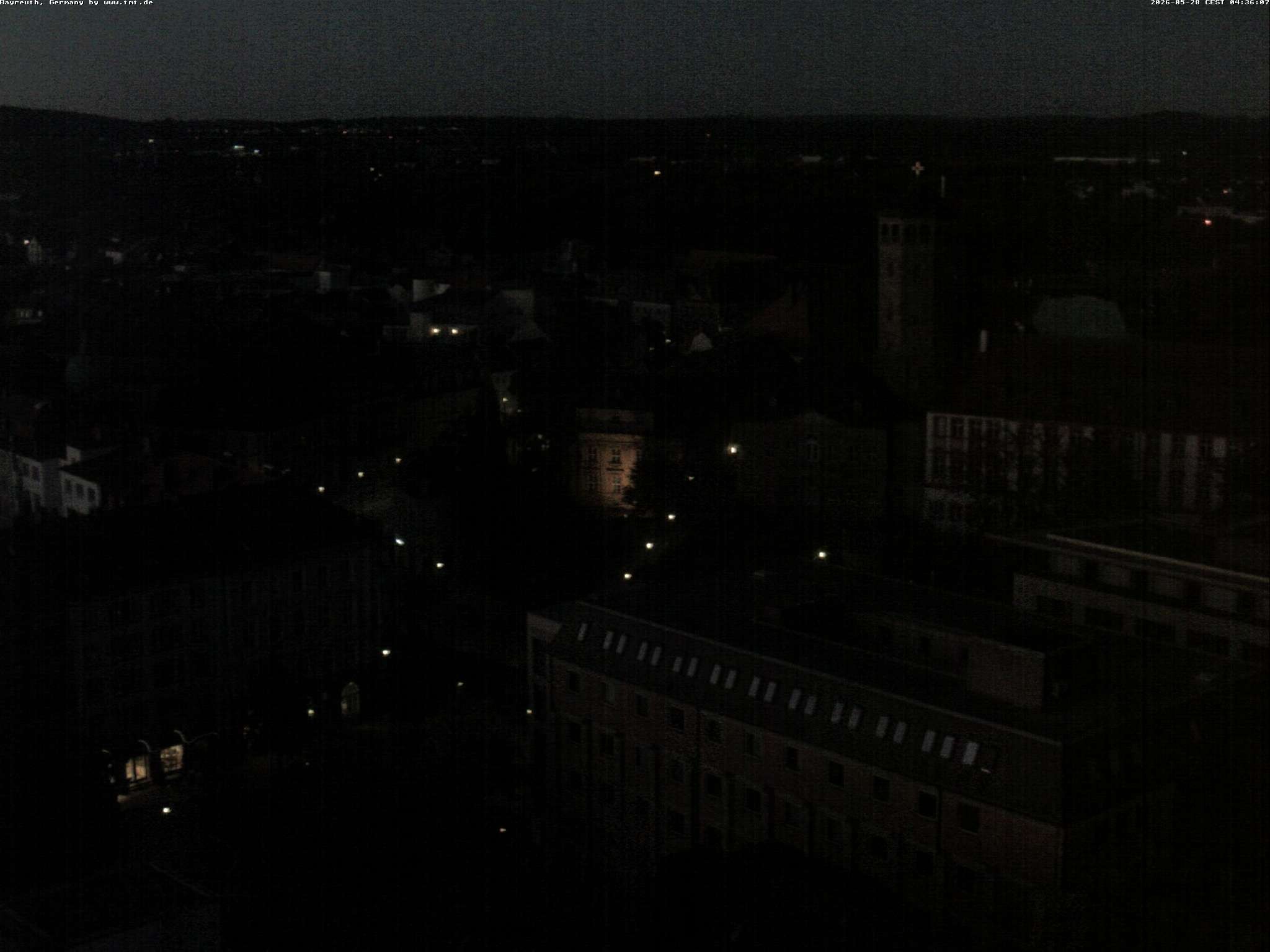 Archived image Webcam Bayreuth City Centre