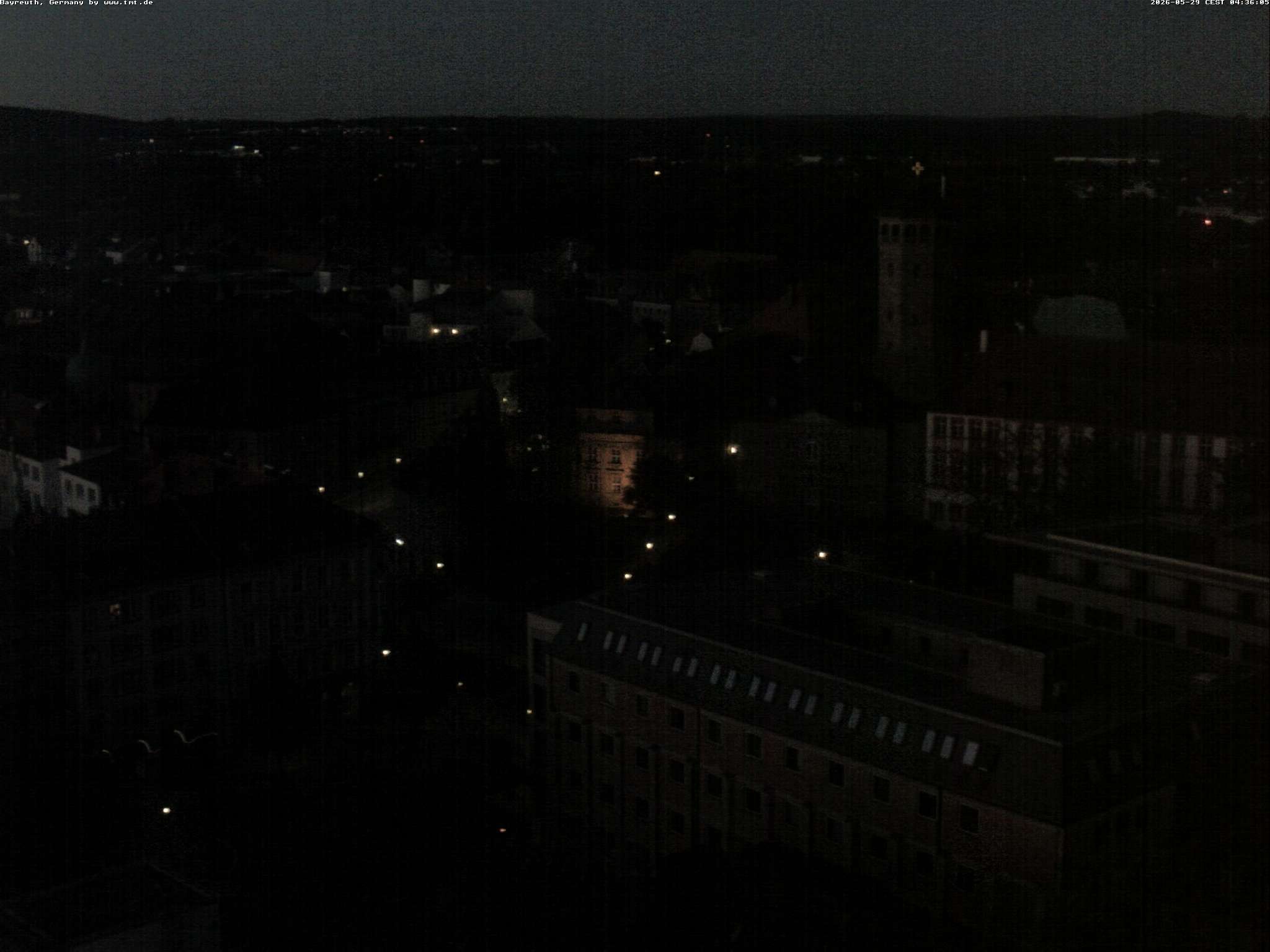 Archived image Webcam Bayreuth City Centre