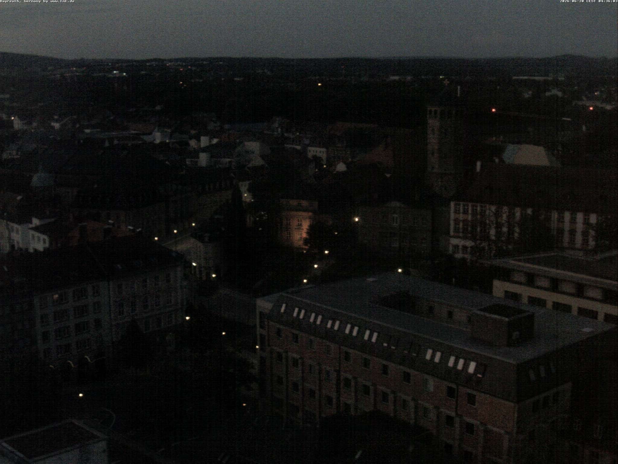 Archived image Webcam Bayreuth City Centre