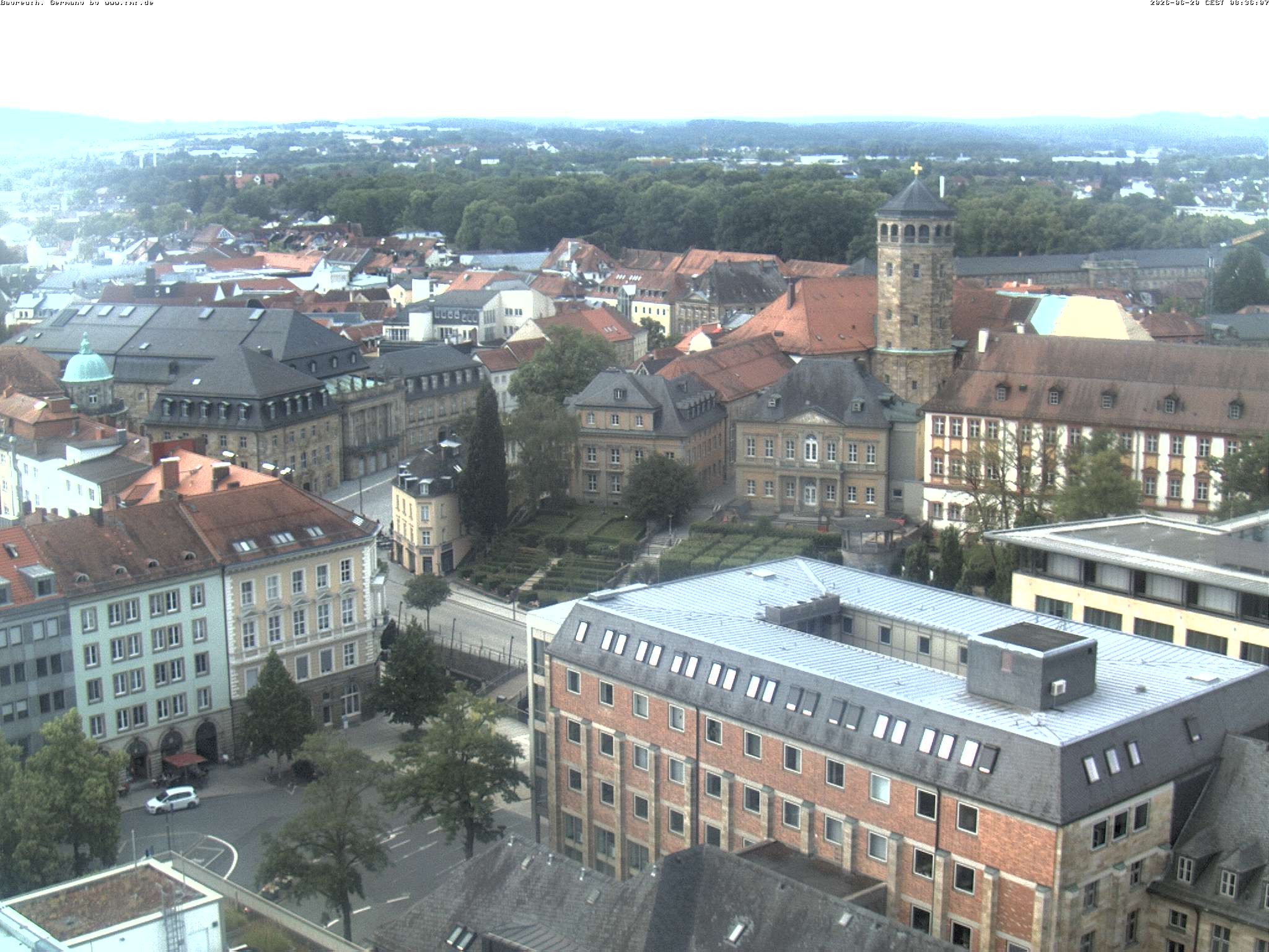 Archived image Webcam Bayreuth City Centre