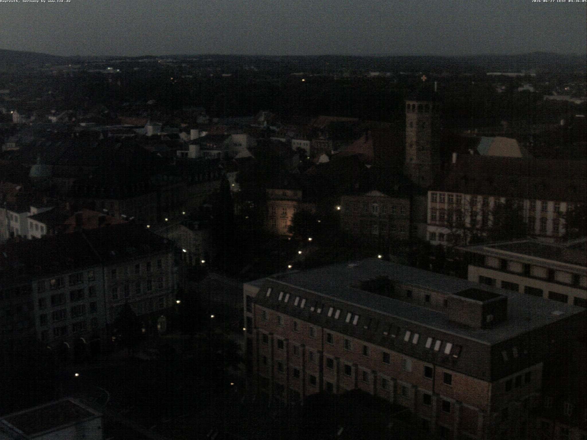 Archived image Webcam Bayreuth City Centre