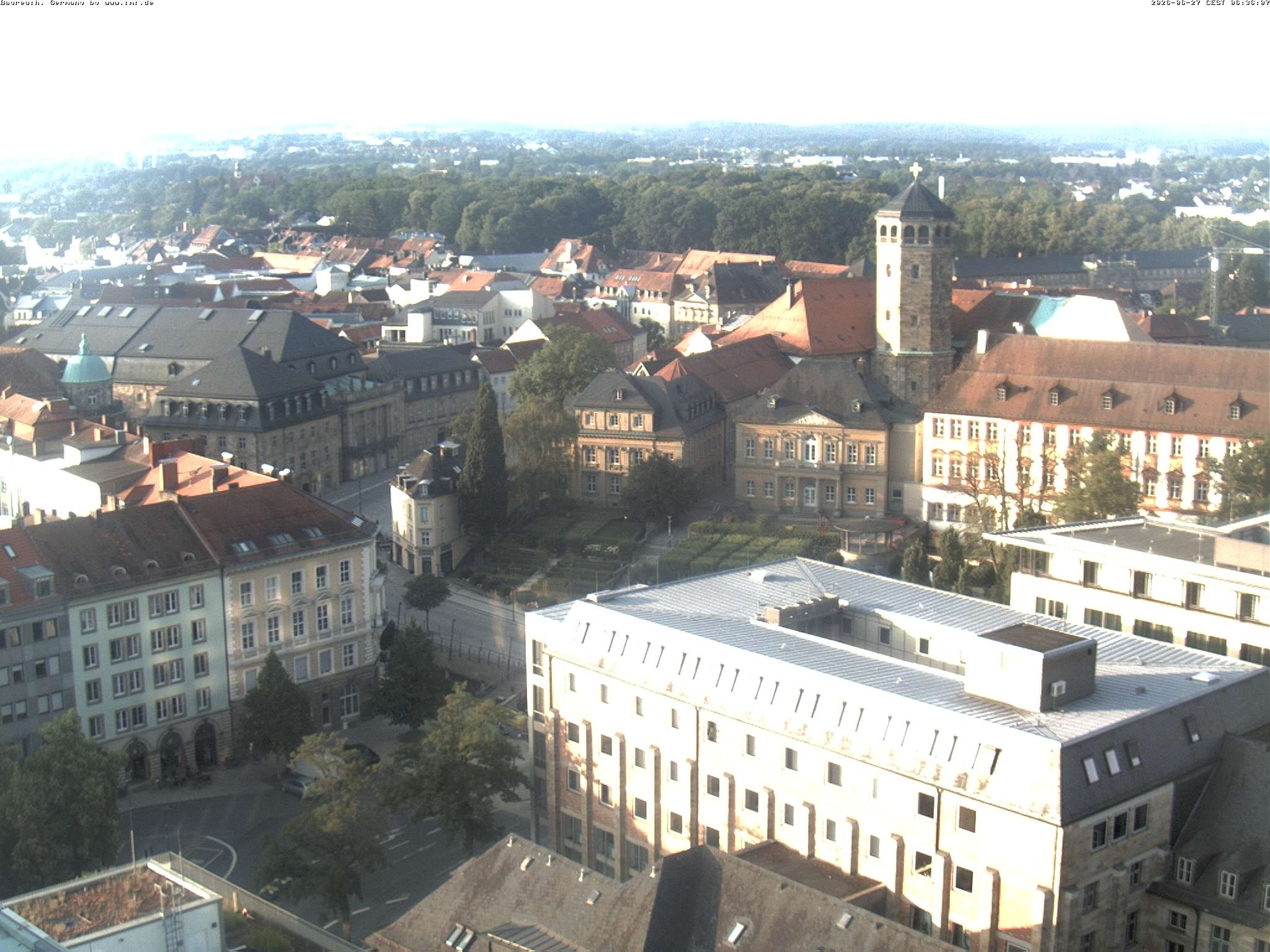 Archived image Webcam Bayreuth City Centre