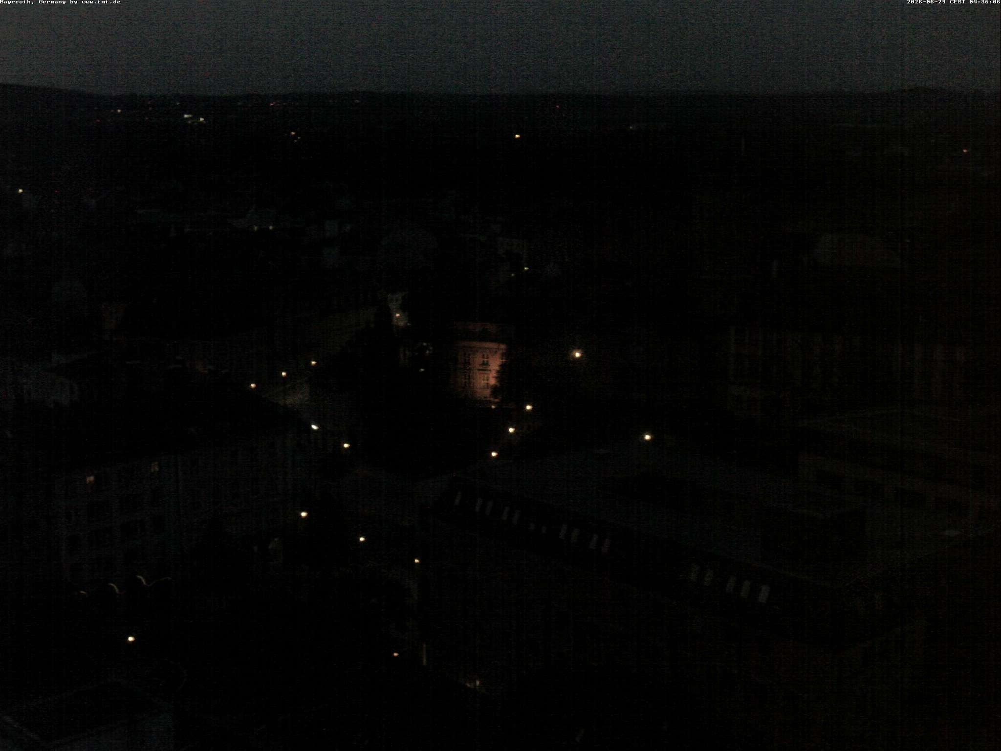 Archived image Webcam Bayreuth City Centre
