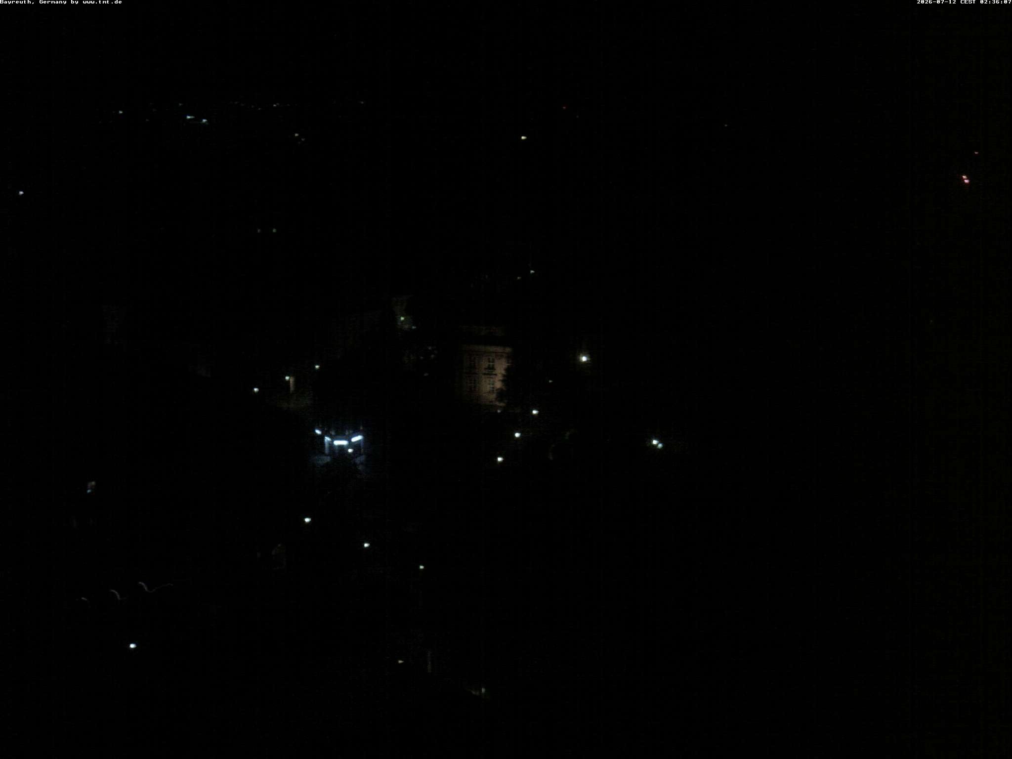 Archived image Webcam Bayreuth City Centre