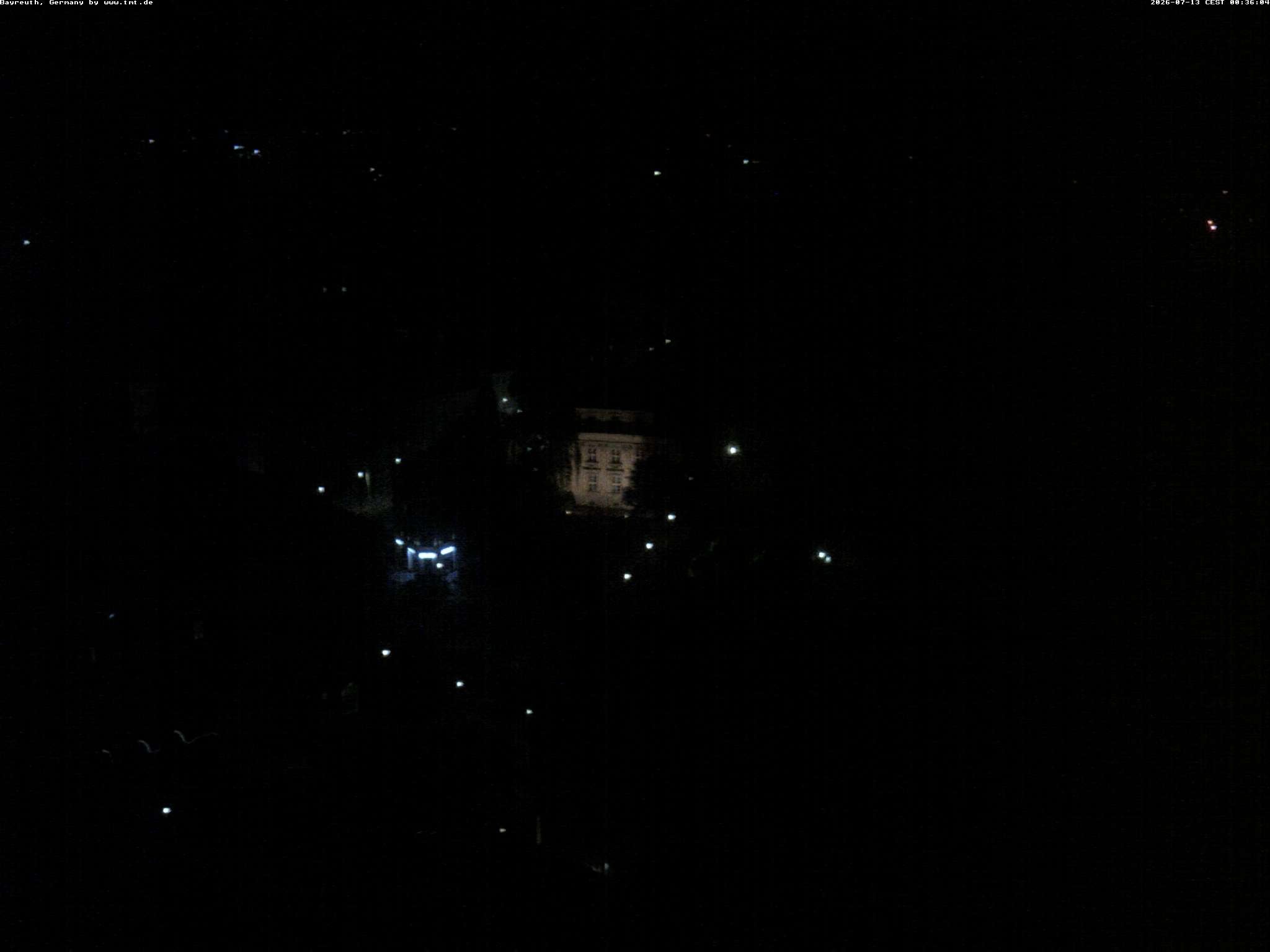 Archiv Foto Webcam Bayreuth: Blick vom Rathaus