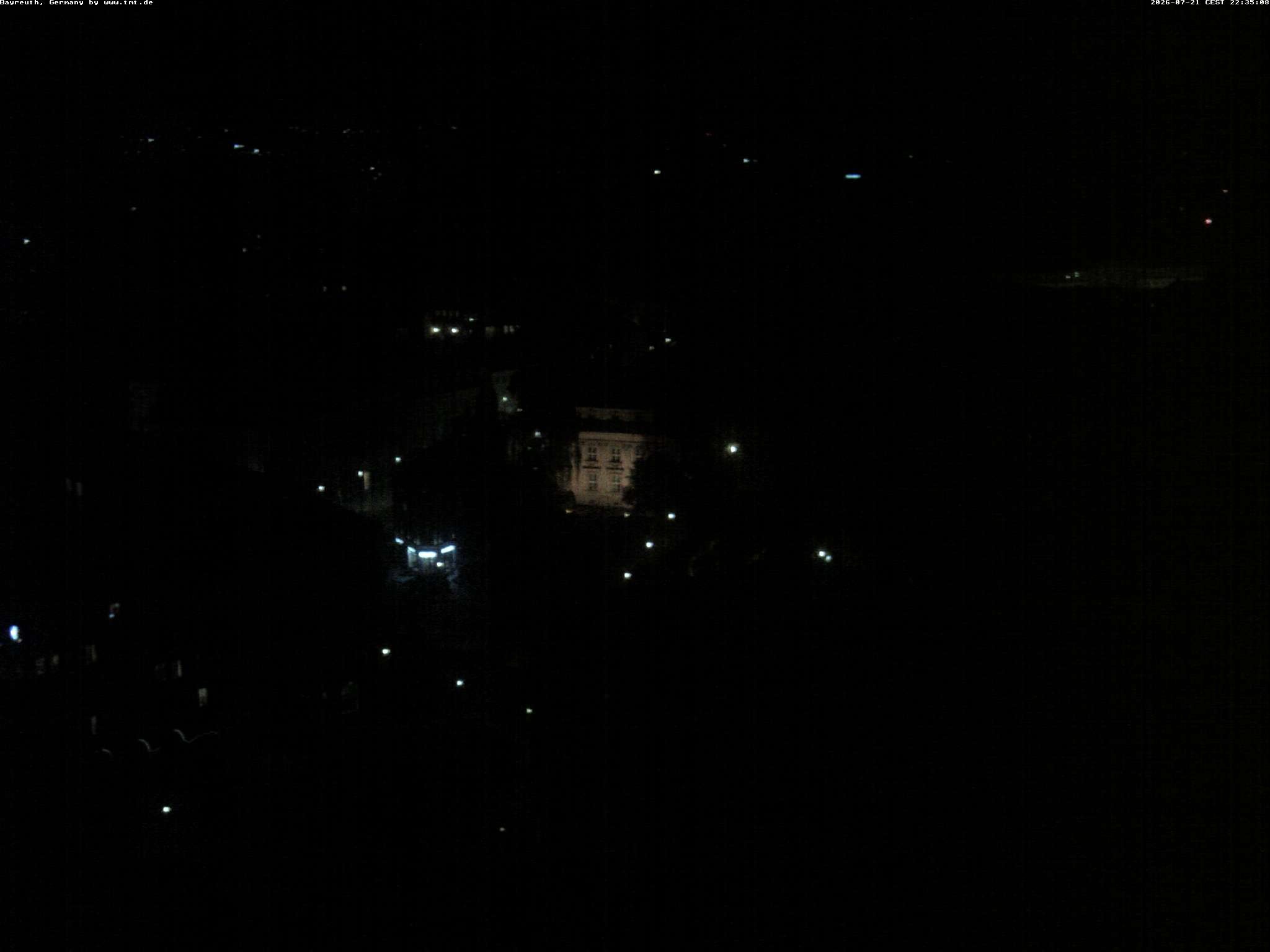Archiv Foto Webcam Bayreuth: Blick vom Rathaus
