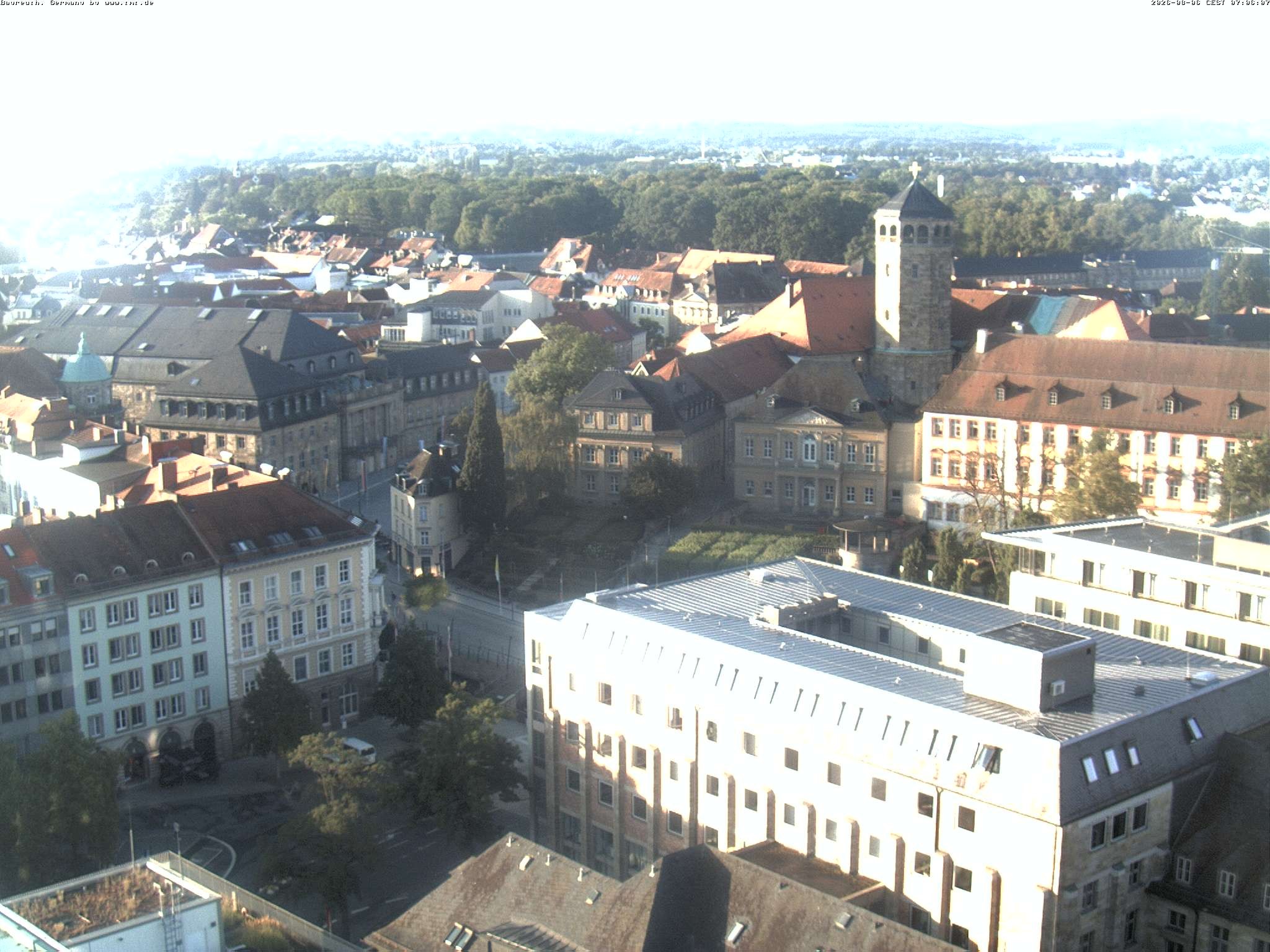 Archived image Webcam Bayreuth City Centre