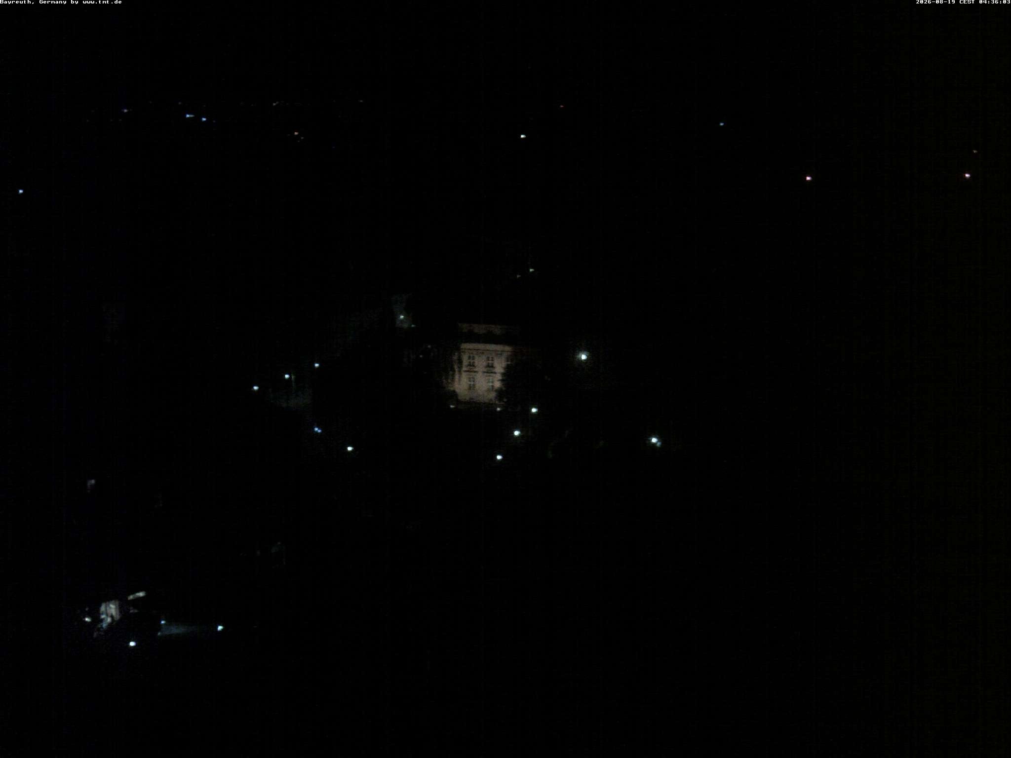 Archiv Foto Webcam Bayreuth: Blick vom Rathaus