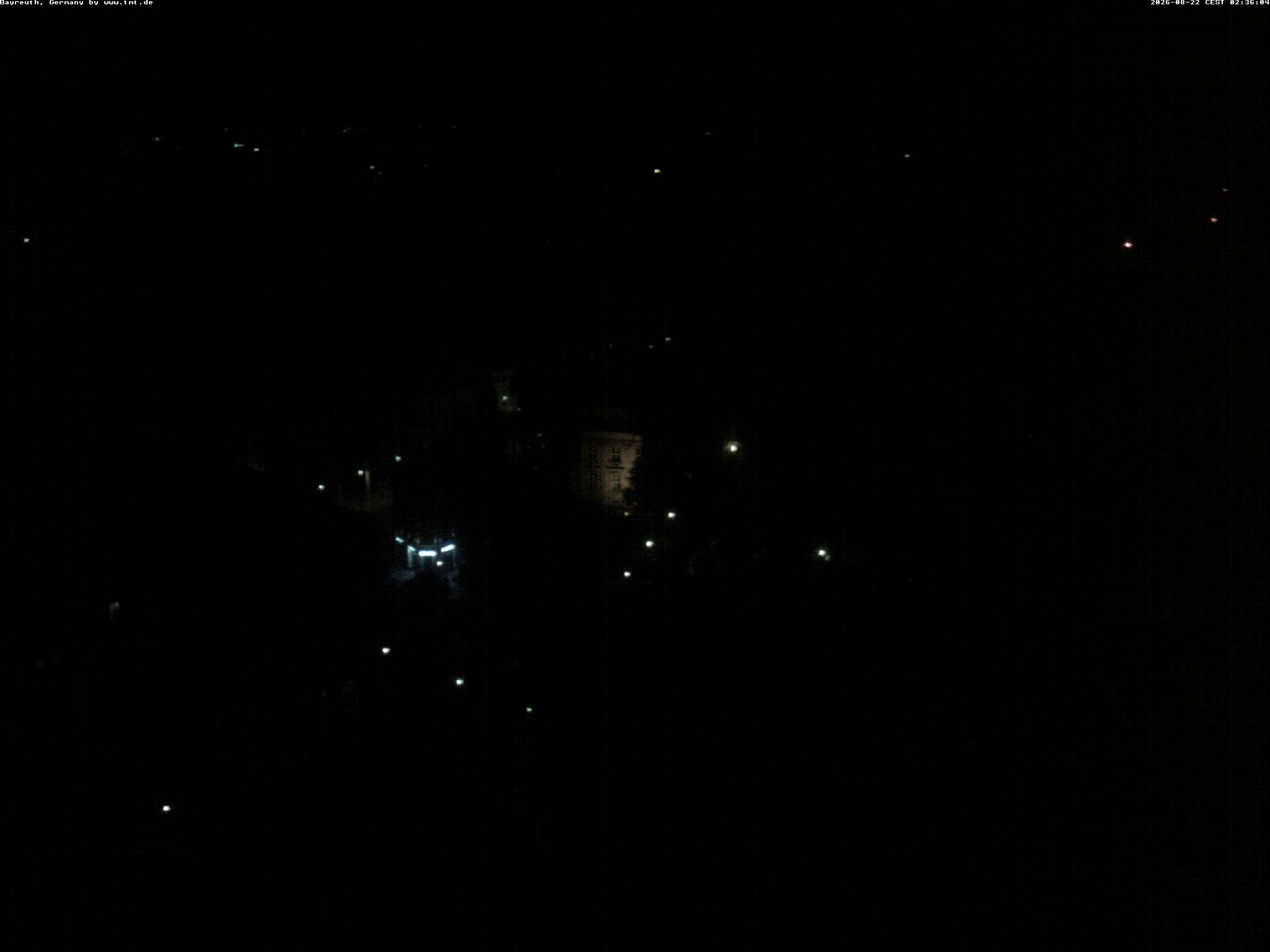 Archived image Webcam Bayreuth City Centre