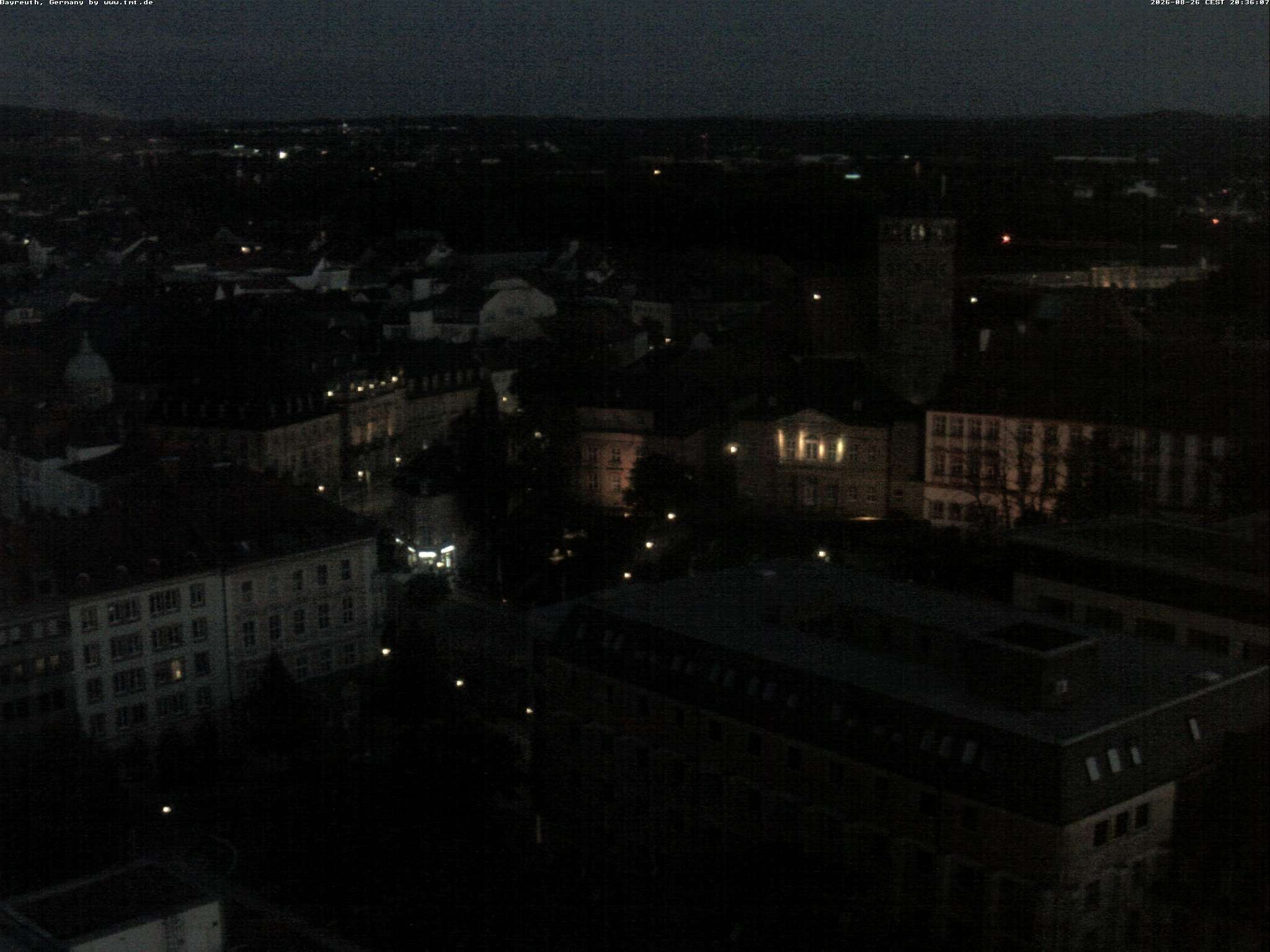 Archived image Webcam Bayreuth City Centre