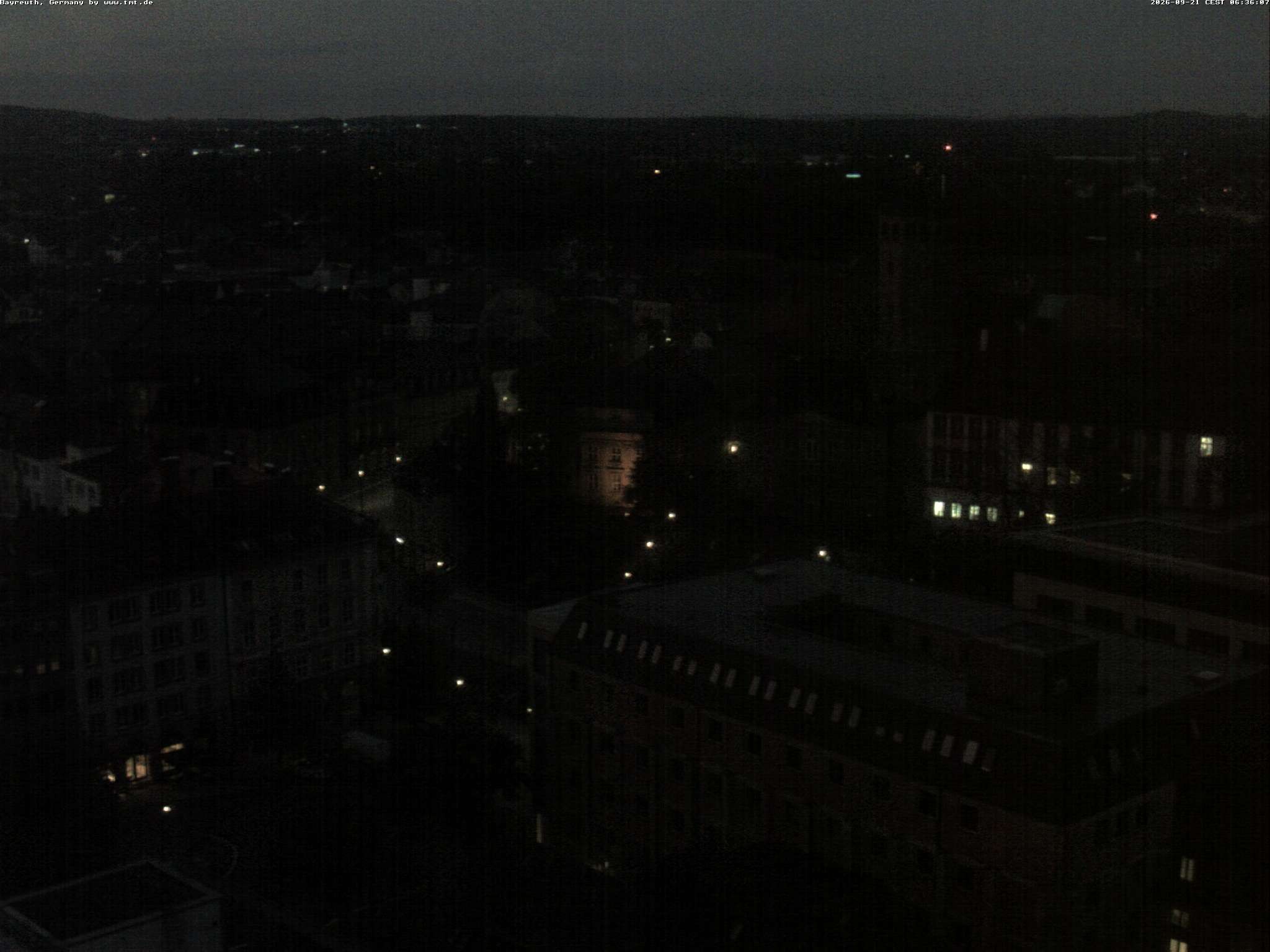Archiv Foto Webcam Bayreuth: Blick vom Rathaus
