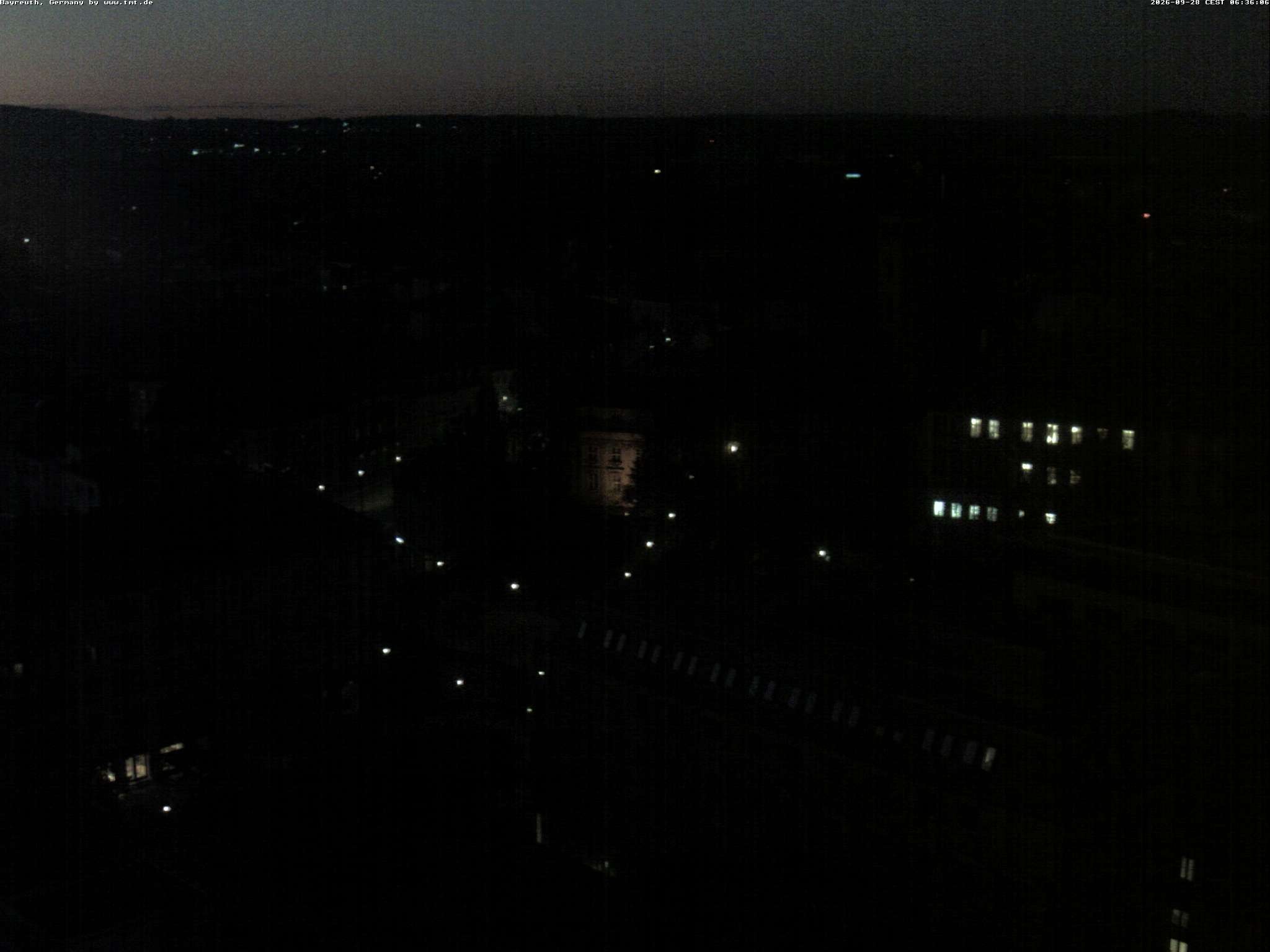 Archiv Foto Webcam Bayreuth: Blick vom Rathaus