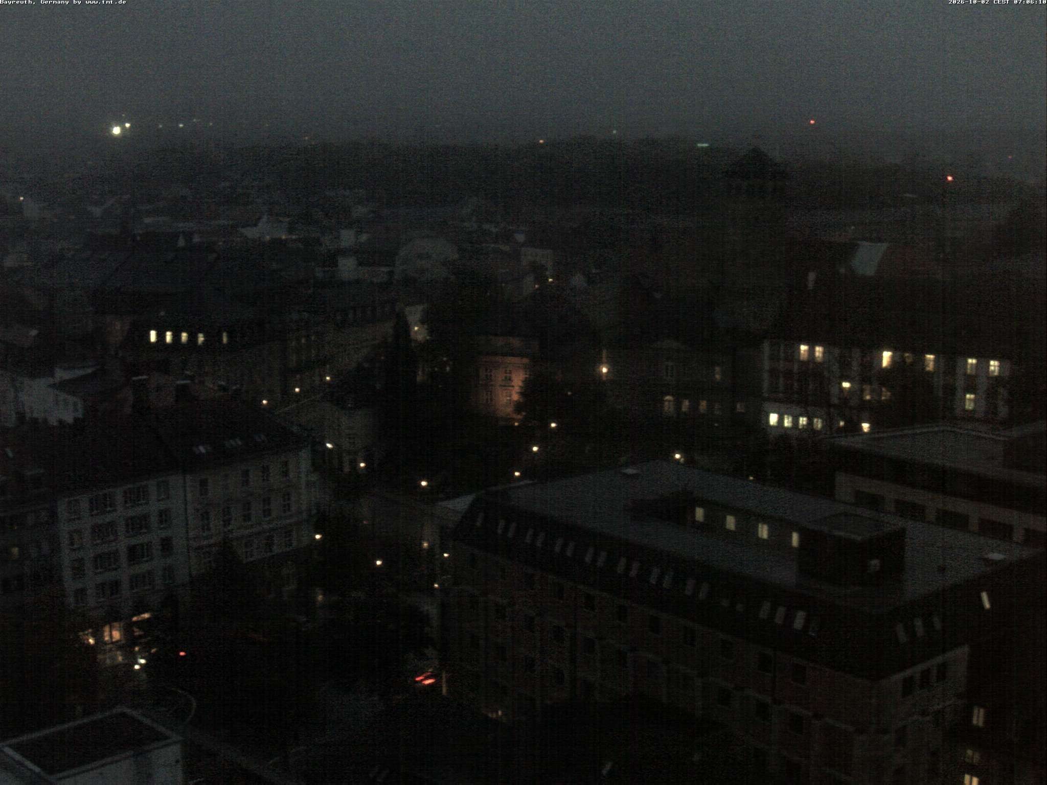 Archiv Foto Webcam Bayreuth: Blick vom Rathaus