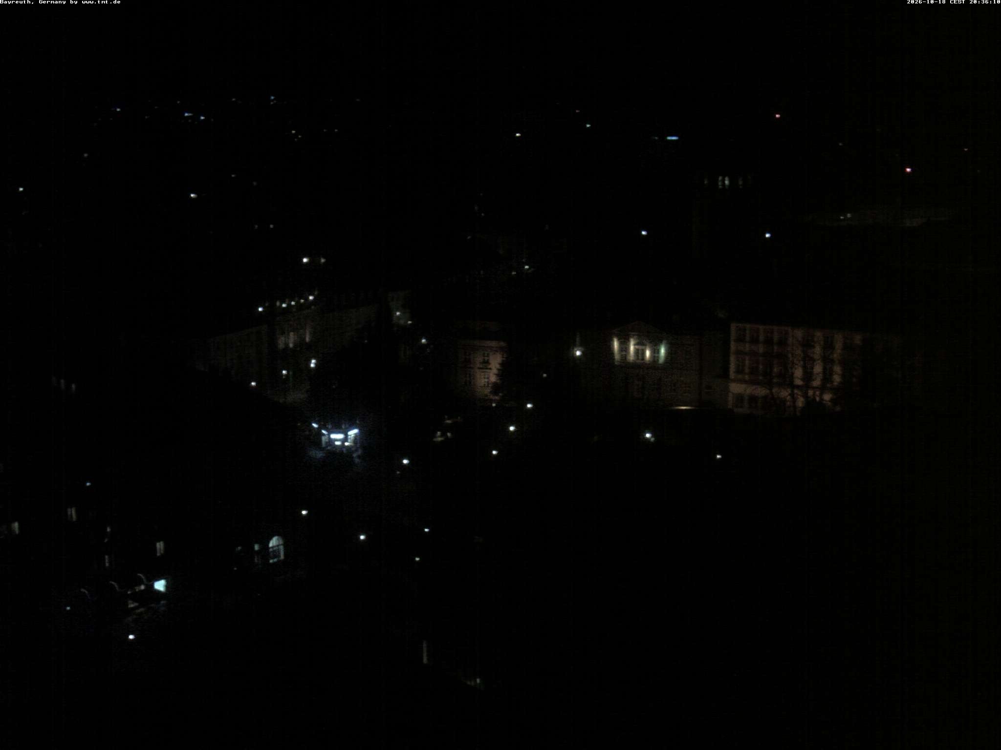 Archiv Foto Webcam Bayreuth: Blick vom Rathaus