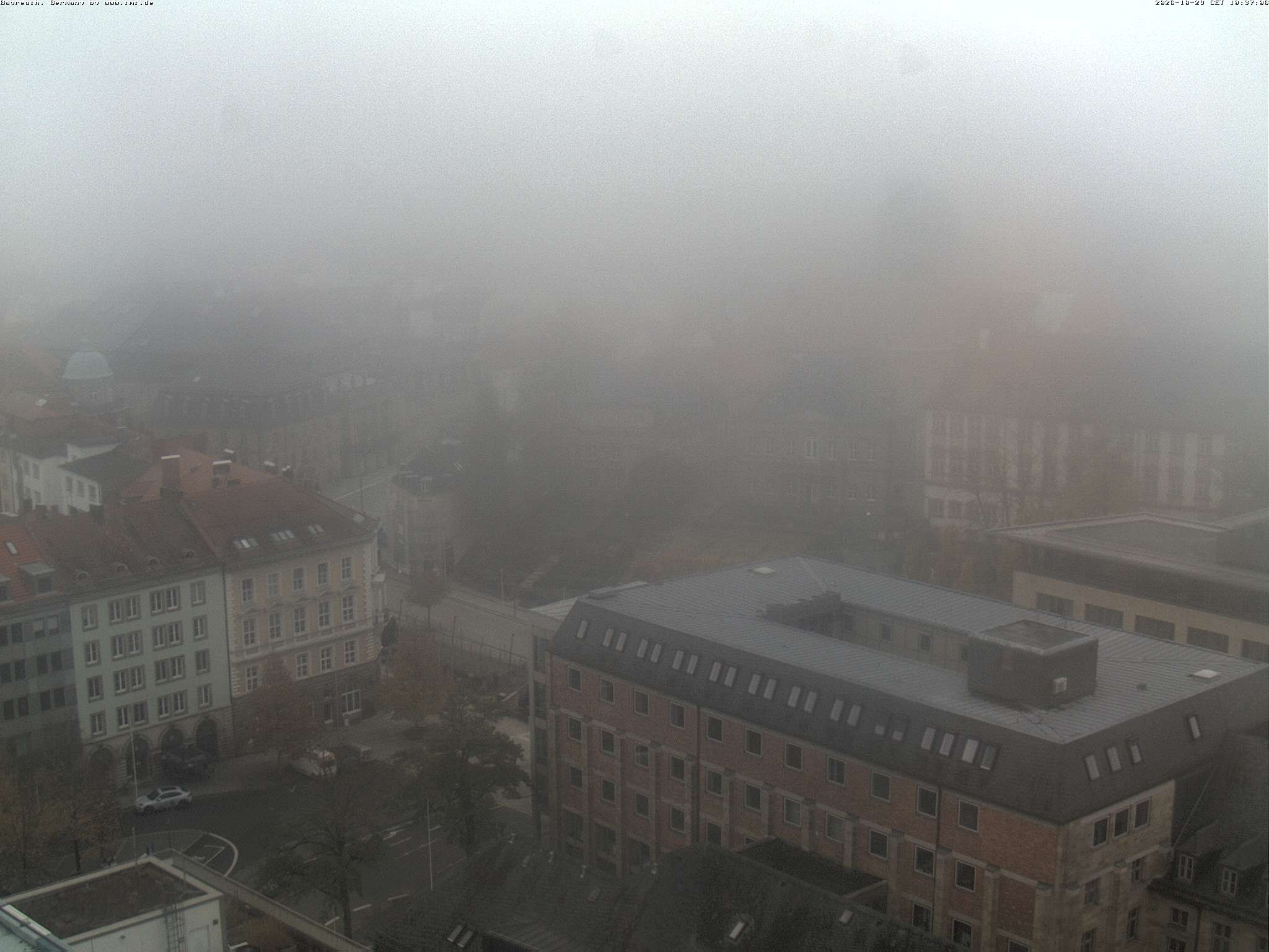 Archiv Foto Webcam Bayreuth: Blick vom Rathaus