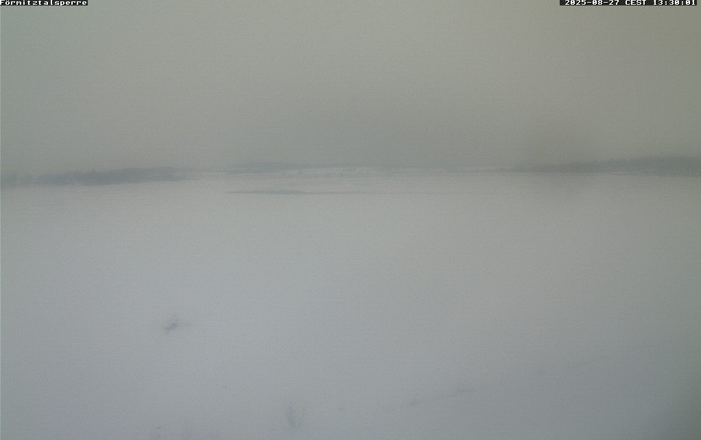 Archiv Foto Webcam Förmitztalsperre Richtung Förbau