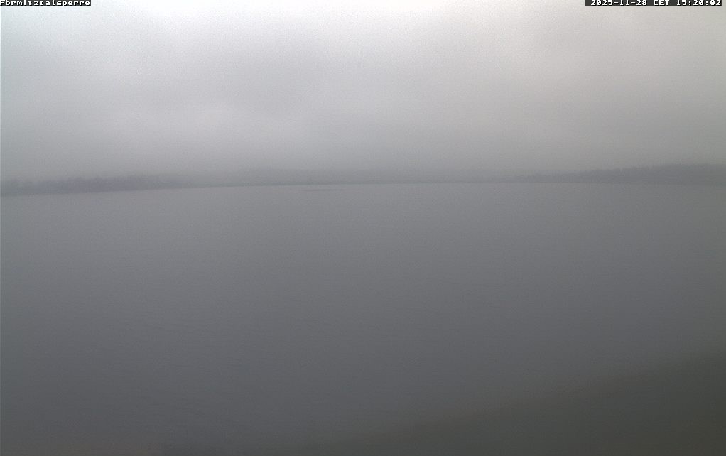 Archived image Webcam Dam Förmitztal (Northbound)