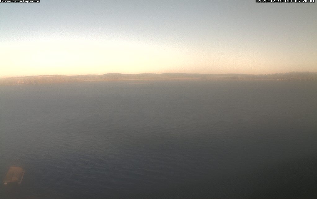 Archiv Foto Webcam Förmitztalsperre Richtung Förbau