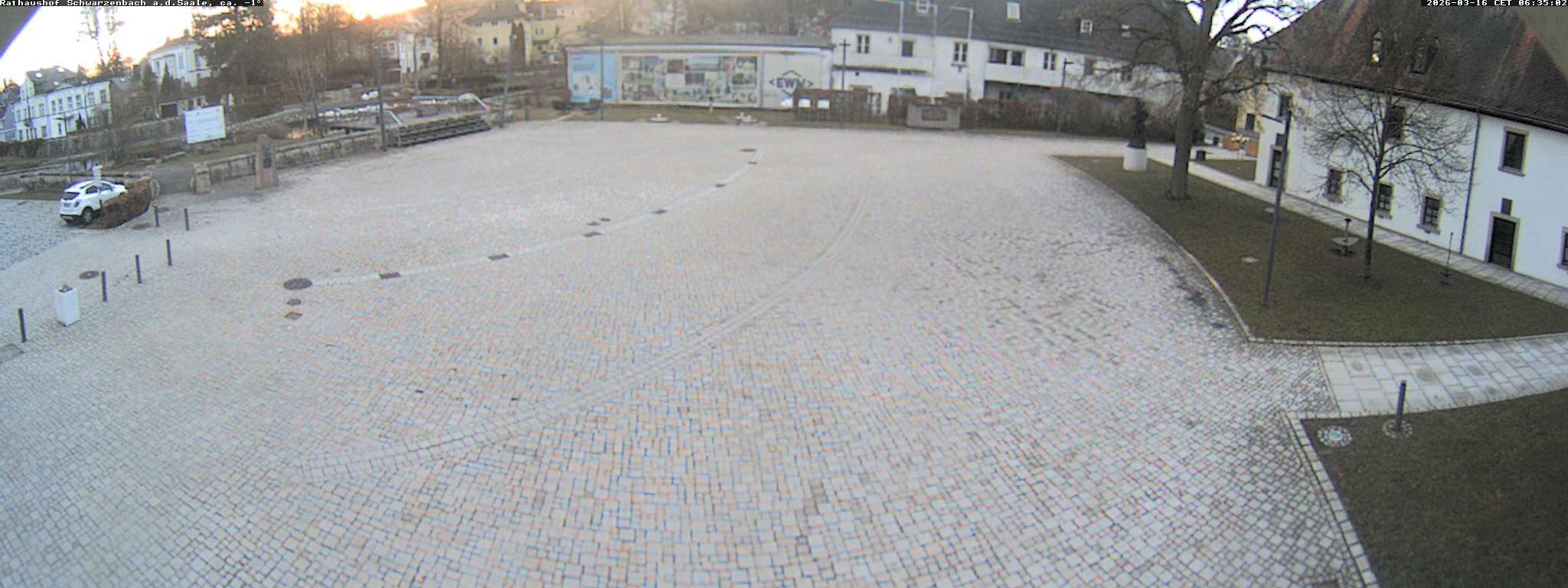 Archiv Foto Webcam Schwarzenbach an der Saale Rathaushof