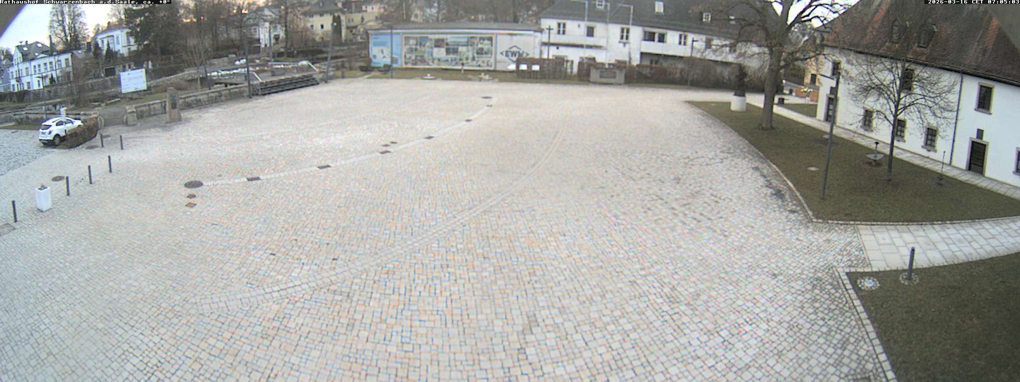 Archiv Foto Webcam Schwarzenbach an der Saale Rathaushof