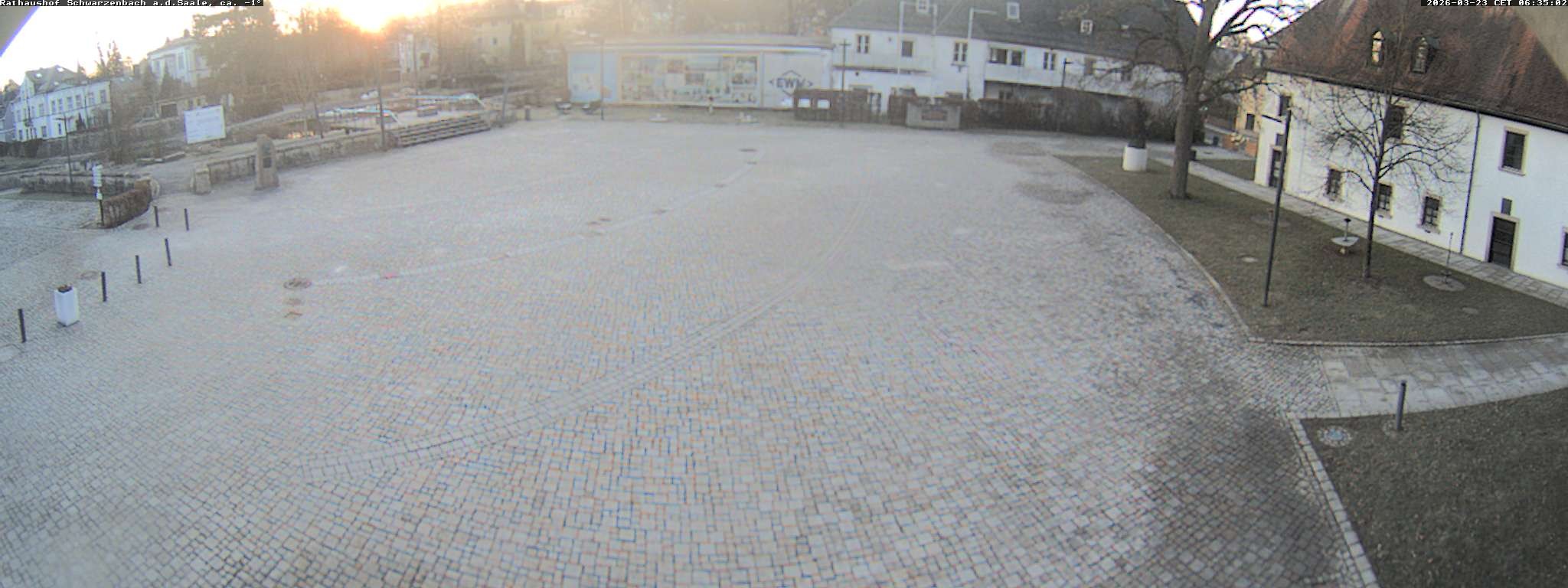 Archiv Foto Webcam Schwarzenbach an der Saale Rathaushof