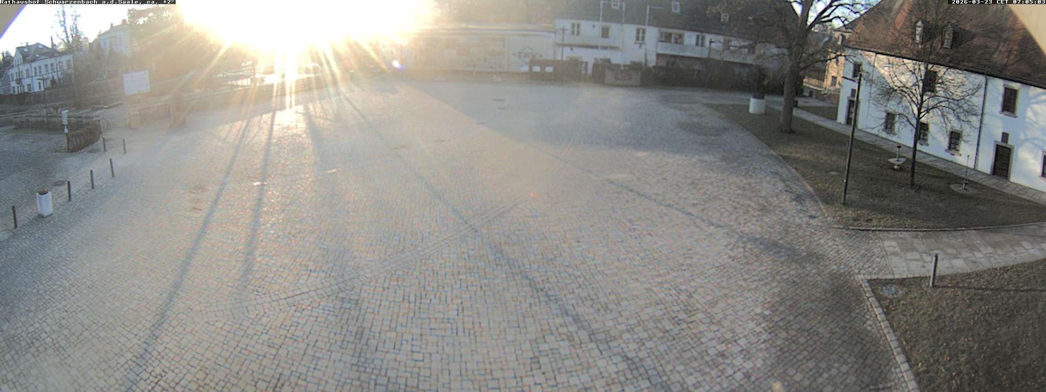 Archiv Foto Webcam Schwarzenbach an der Saale Rathaushof