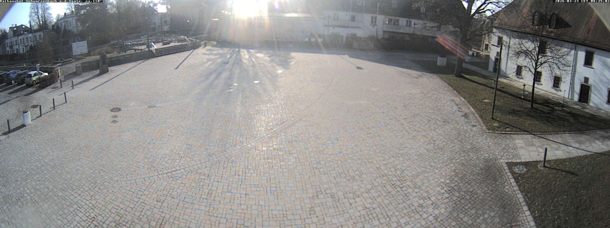 Archiv Foto Webcam Schwarzenbach an der Saale Rathaushof