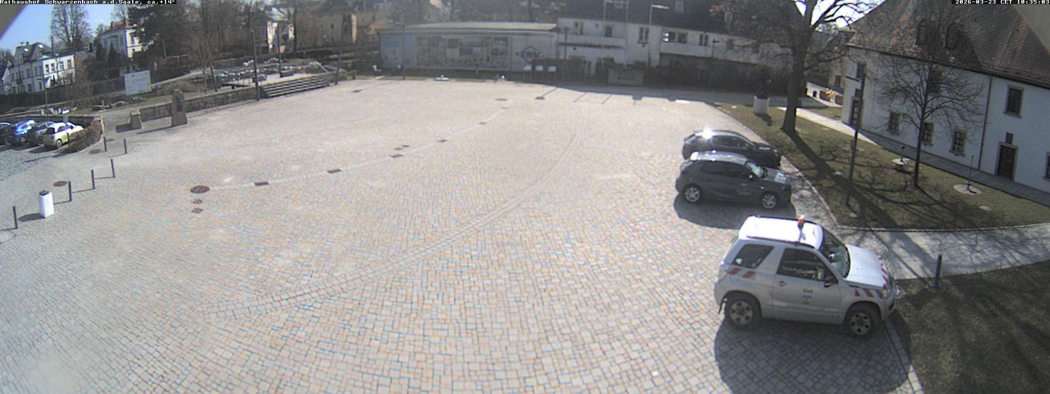 Archiv Foto Webcam Schwarzenbach an der Saale Rathaushof