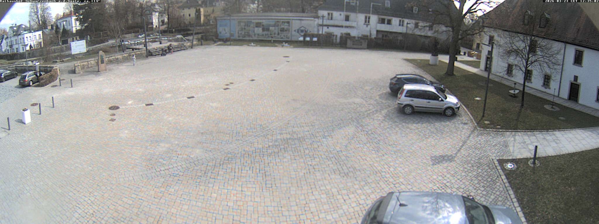 Archiv Foto Webcam Schwarzenbach an der Saale Rathaushof