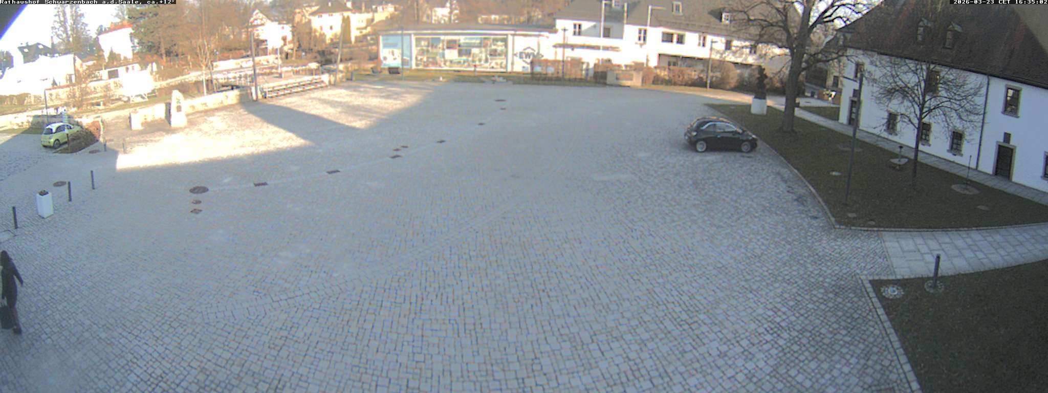 Archiv Foto Webcam Schwarzenbach an der Saale Rathaushof